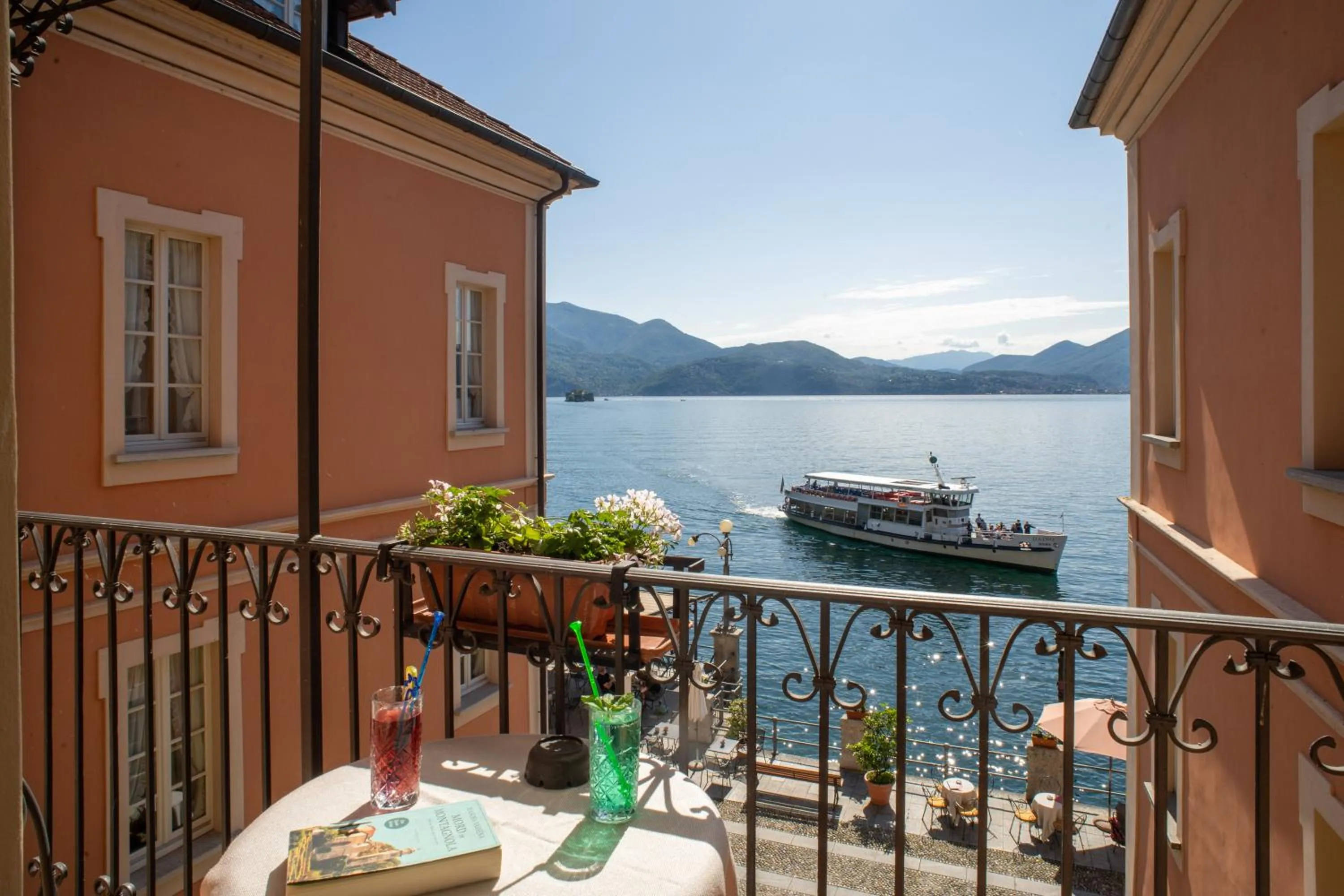 Balcony/Terrace in Hotel Cannero