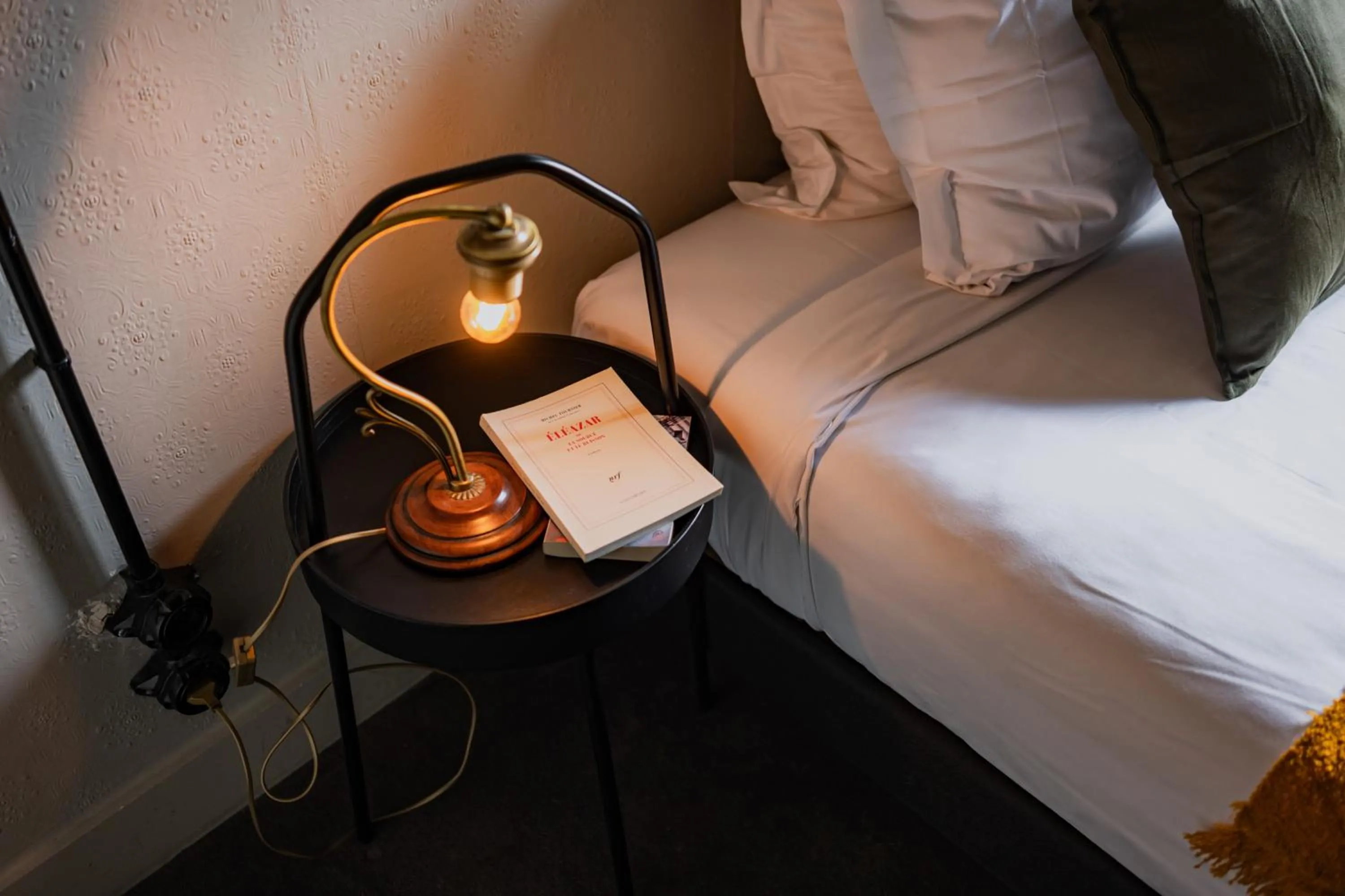 Decorative detail, Bed in HO36 Hostel Lyon