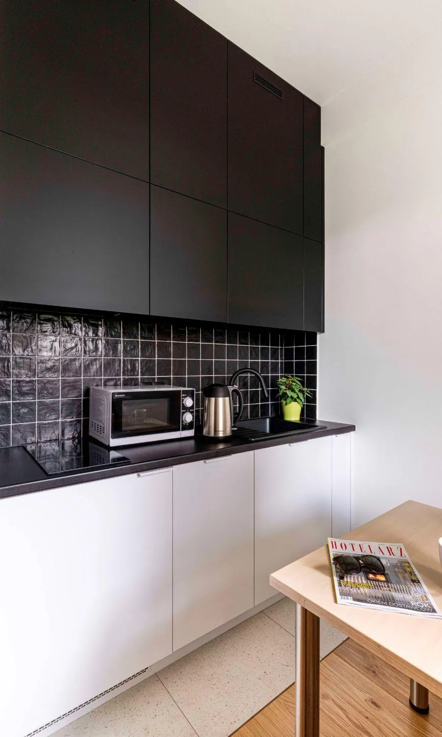 Kitchen or kitchenette in Apartamenty Media Park