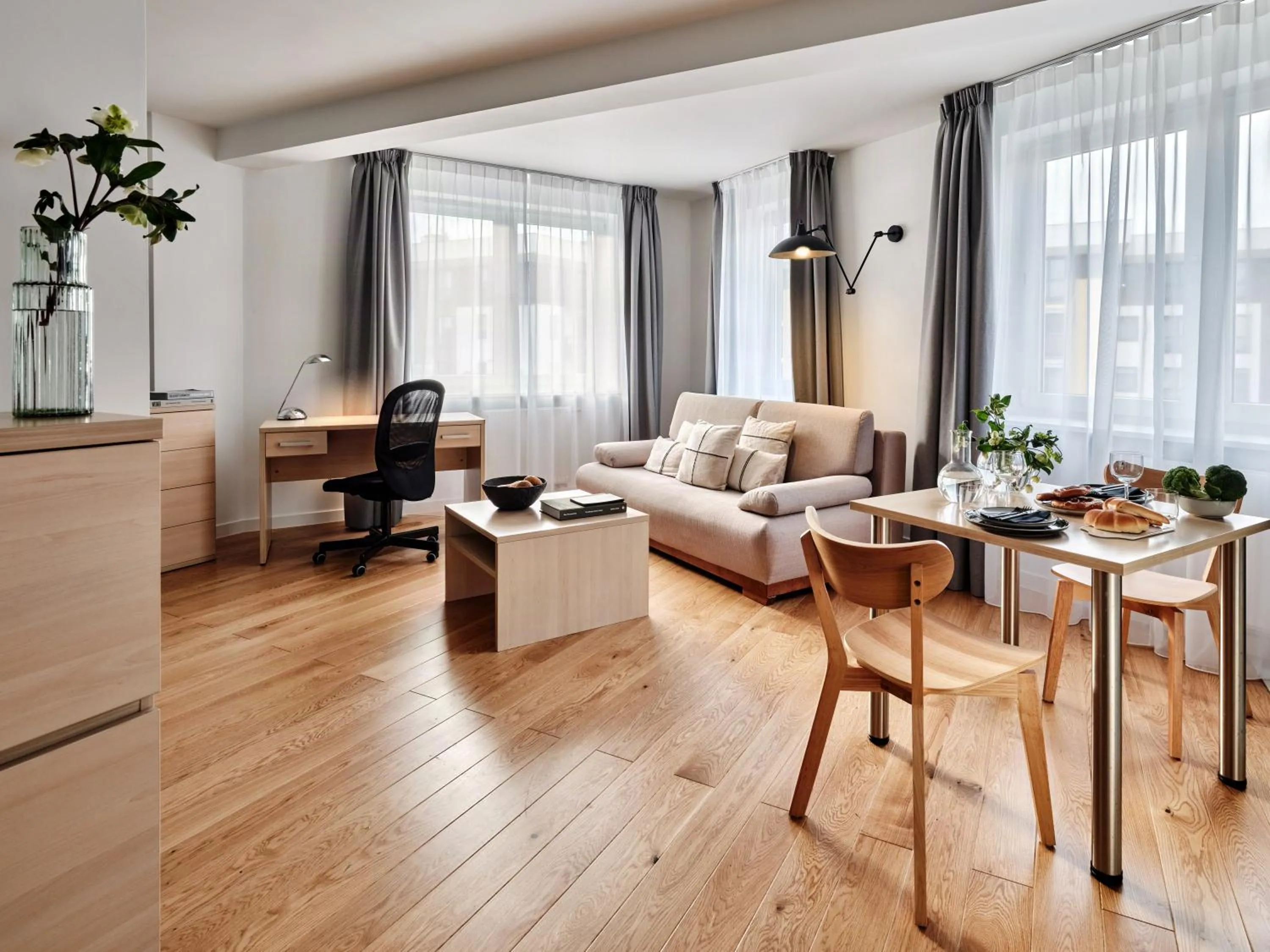 Seating area in Apartamenty Media Park