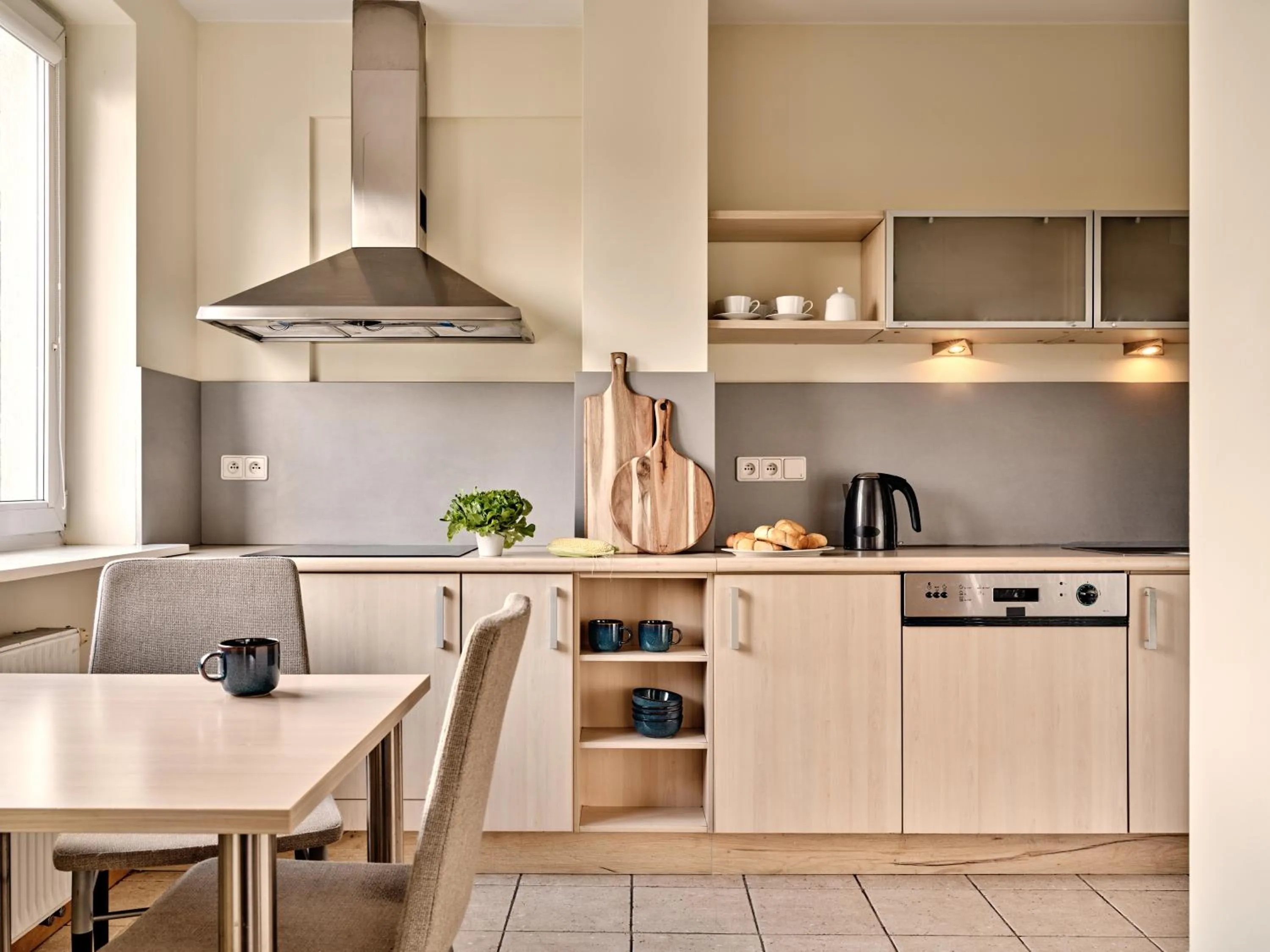 Kitchen or kitchenette in Apartamenty Media Park