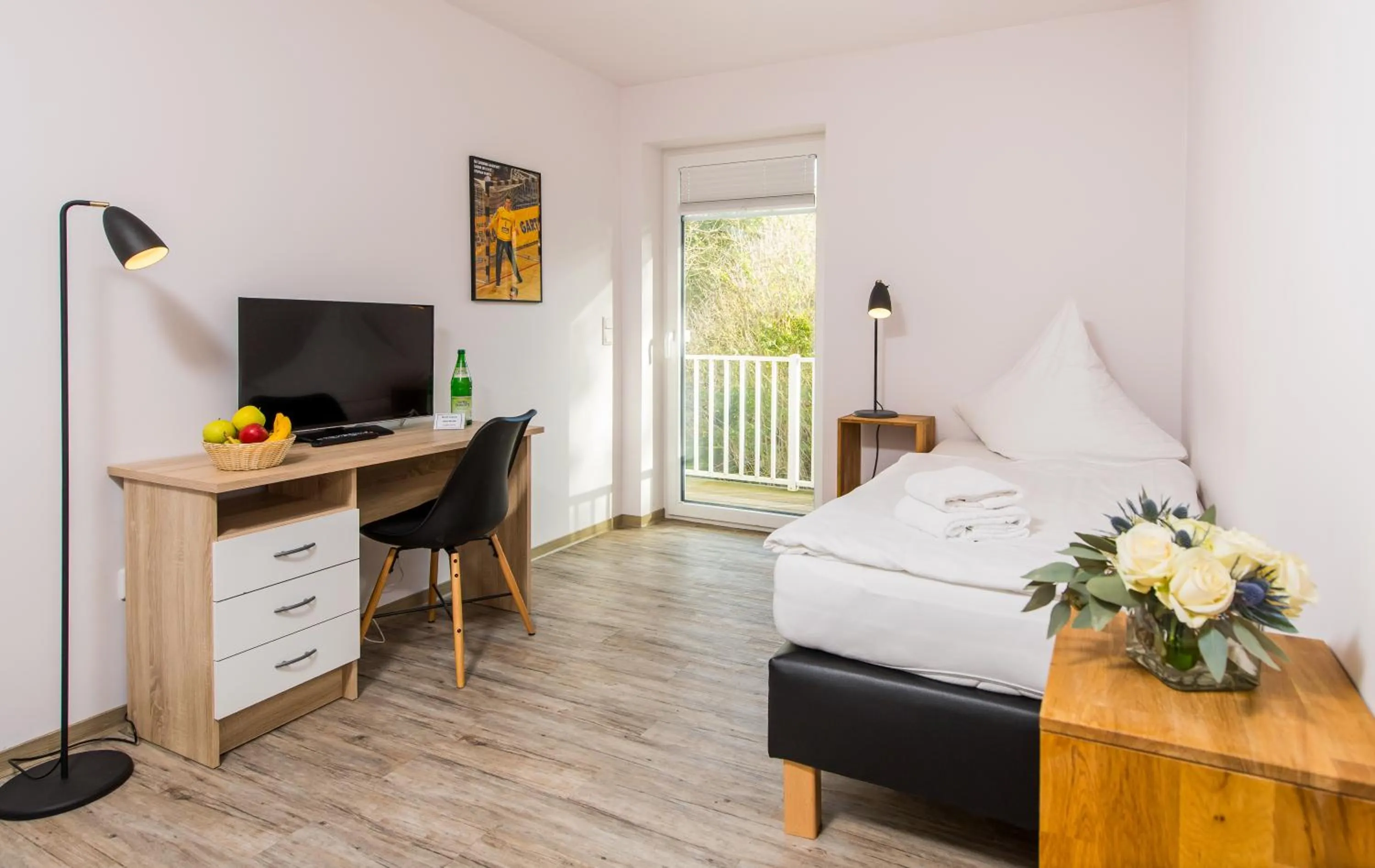 Bed in Hotel Flensburg Akademie