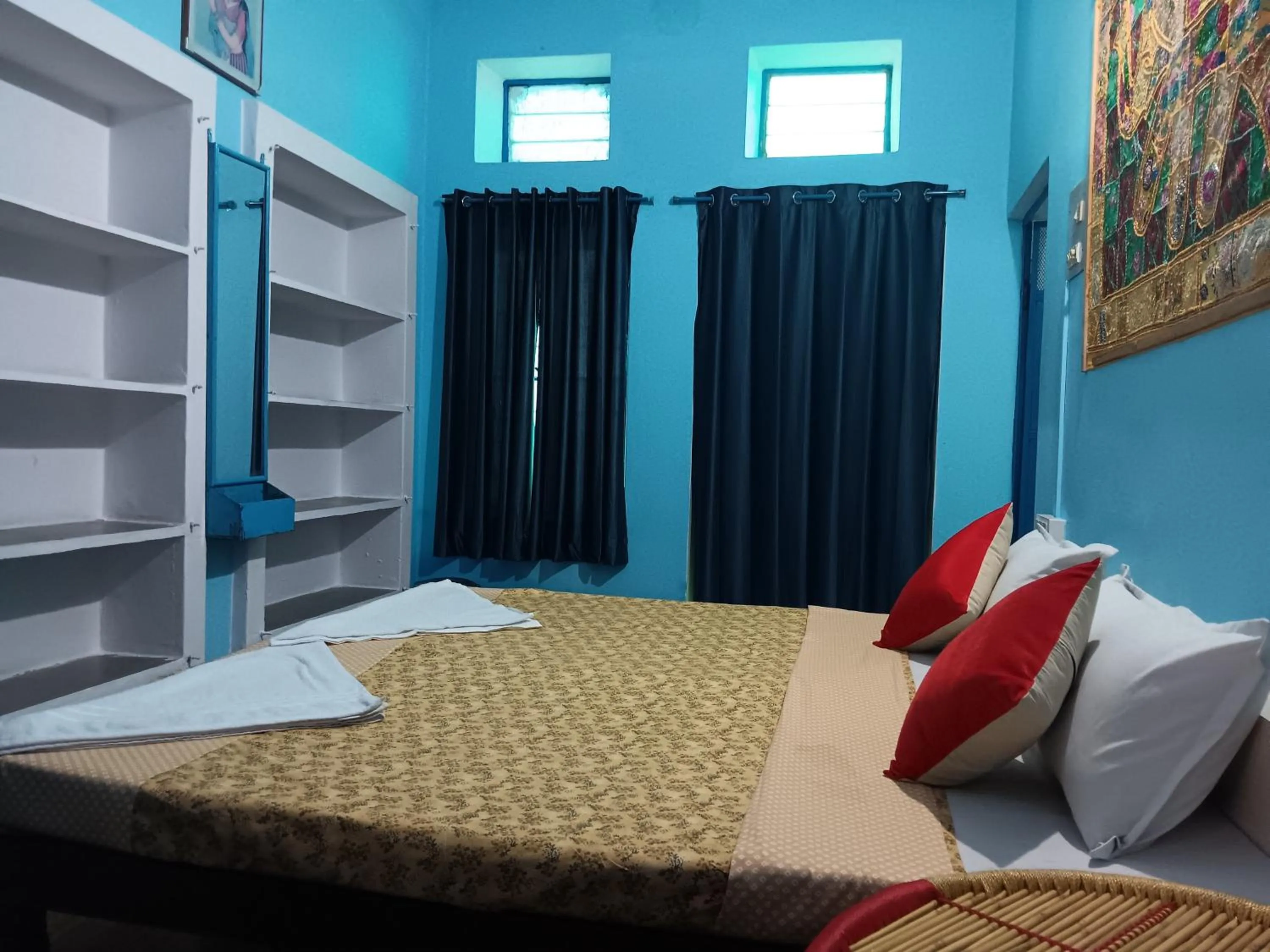 Bed in Mayur Guest House