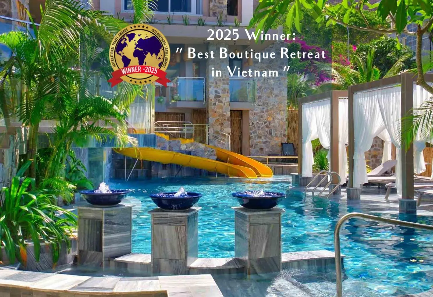 Swimming pool in The Wind Resort - Tropical Hillside Escape