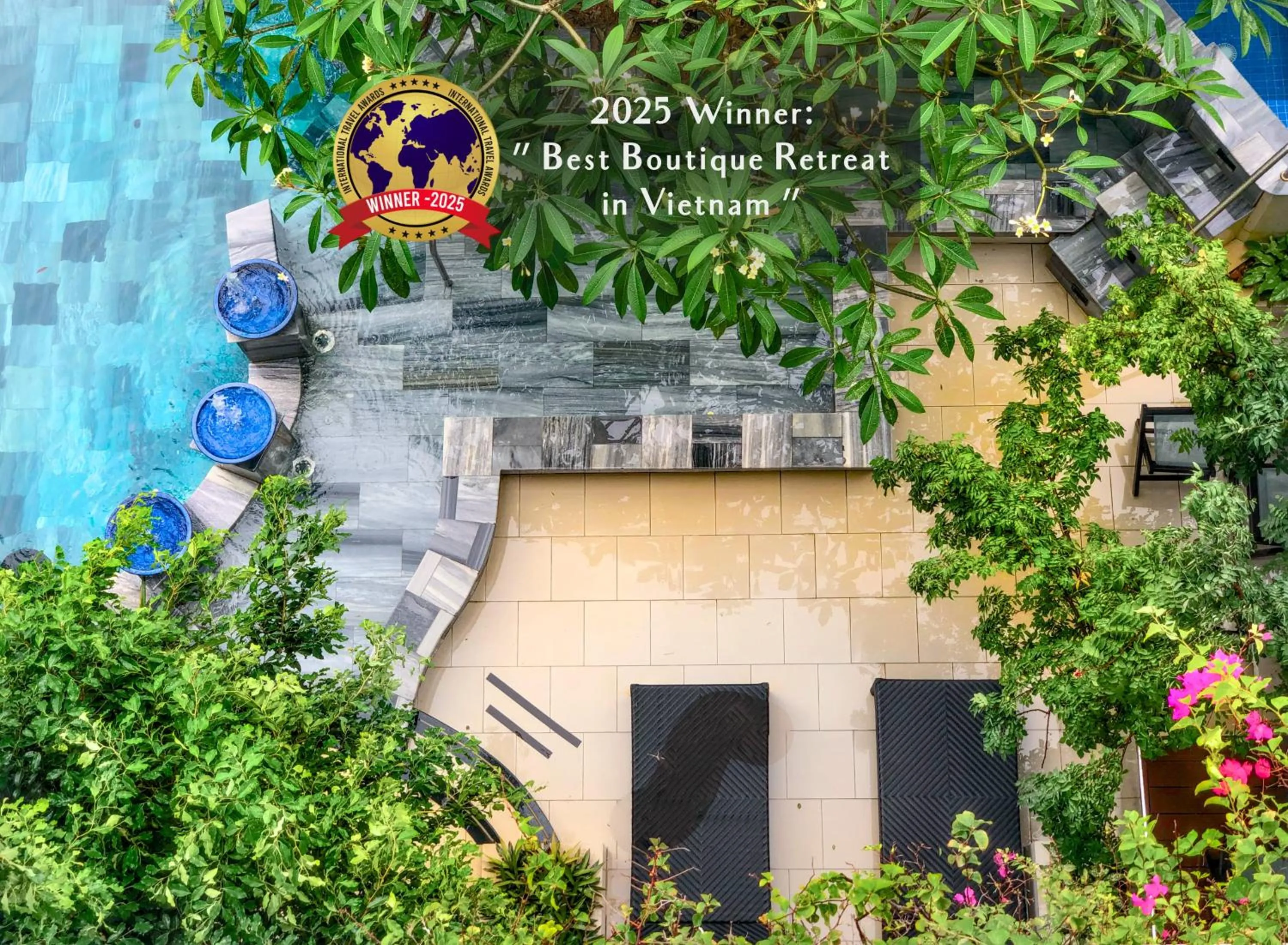 Pool view in The Wind Resort - Tropical Hillside Escape