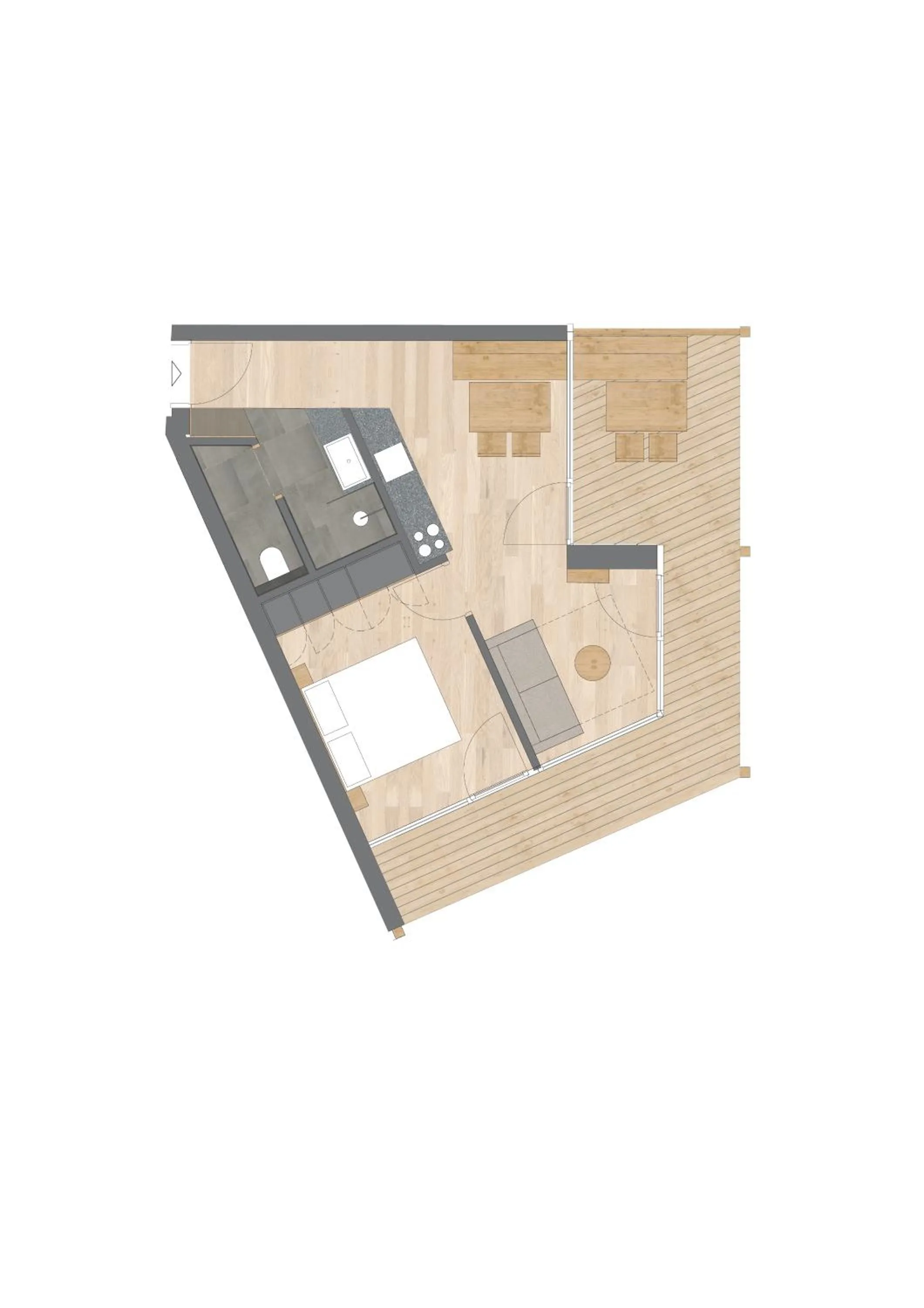 Floor plan in Panoramic Suites Winzerhöhe