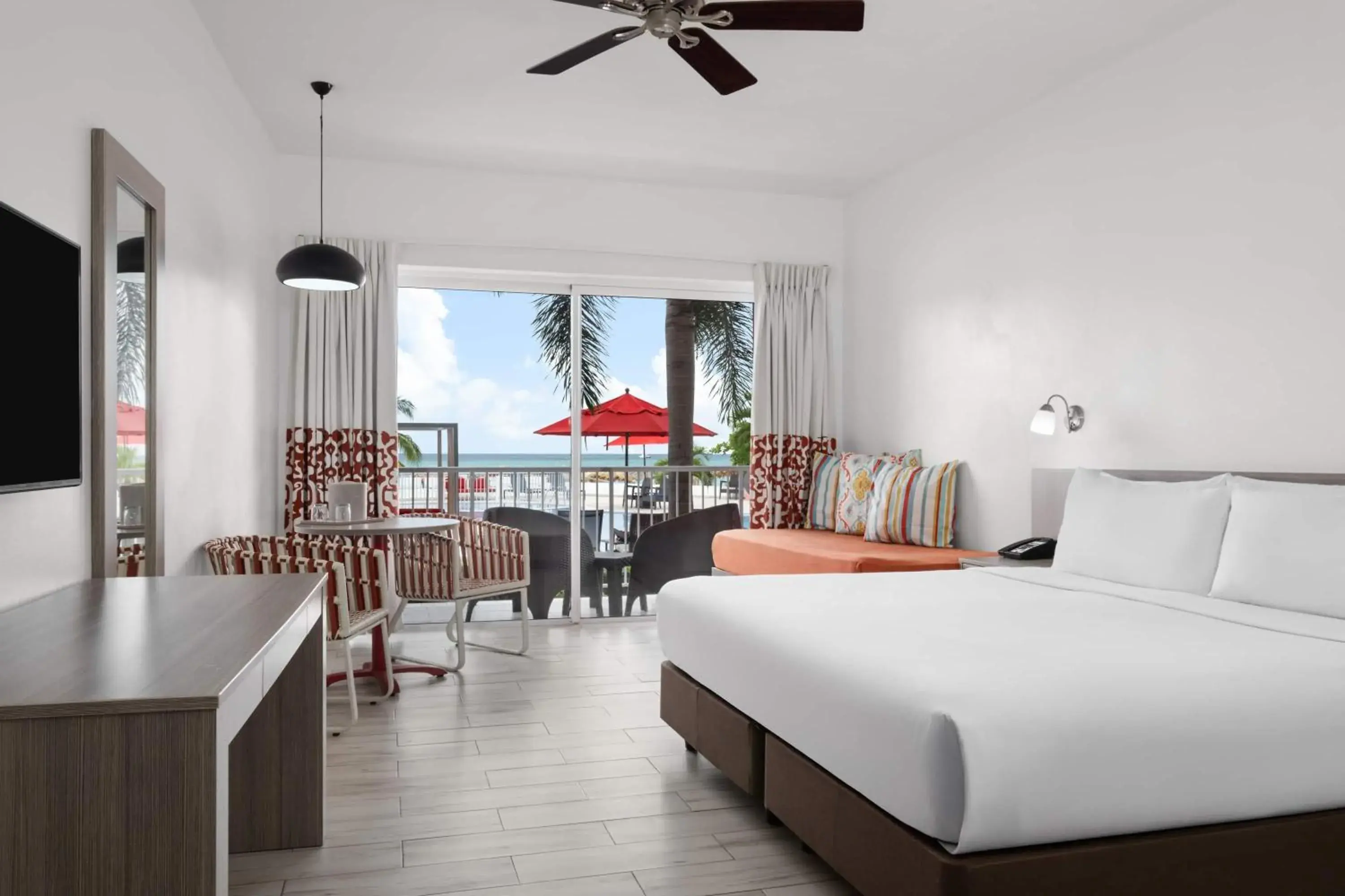 Double Room with Two Double Beds and Ocean View - single occupancy in Grand Decameron Cornwall Beach, A Trademark All-Inclusive Resort Double Room with Two Double Beds and Ocean View - single occupancy in Grand Decameron Cornwall Beach, A Trademark All-Inclusive Resort
