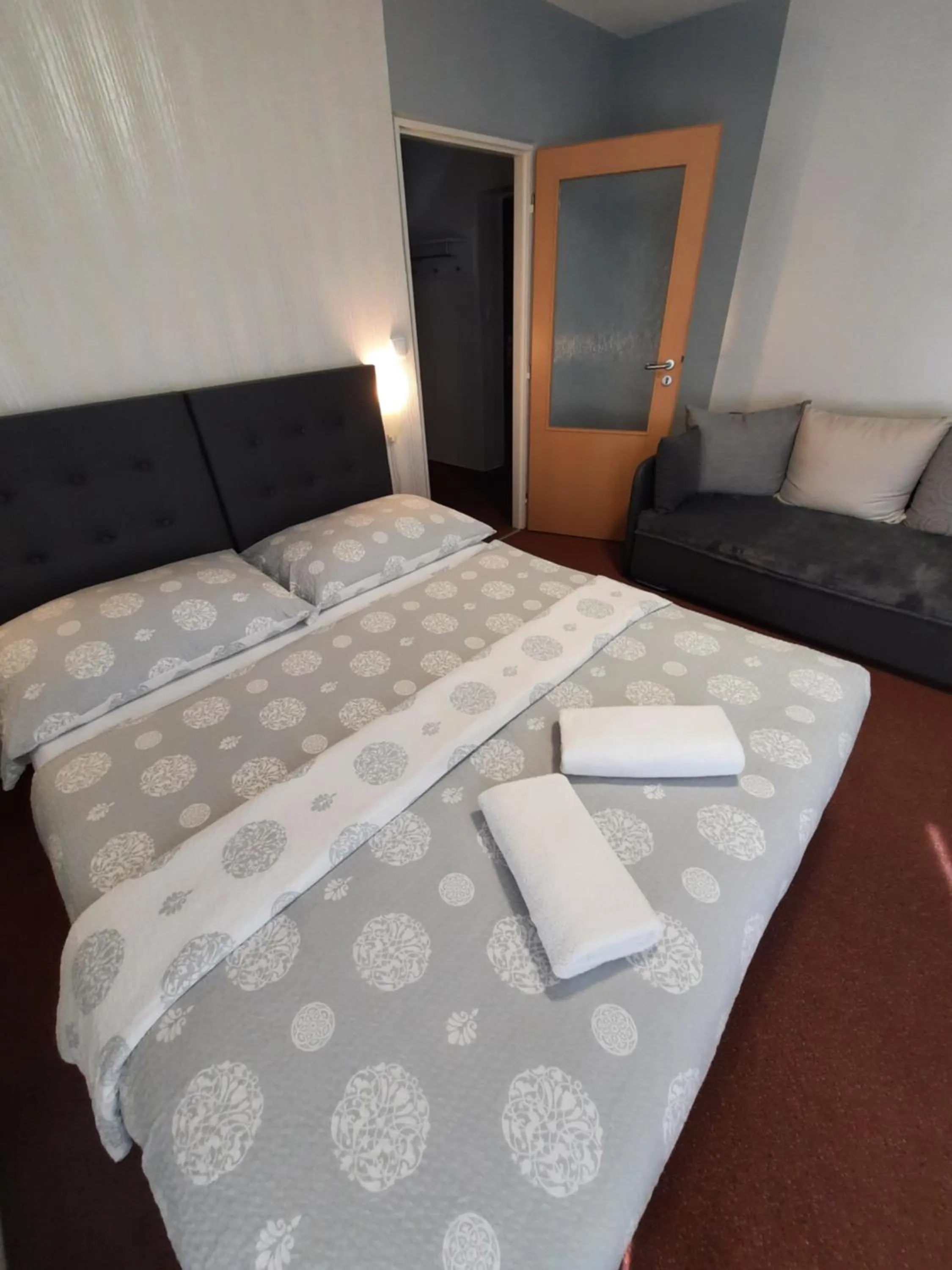 Bed in Hotel Boršičanka