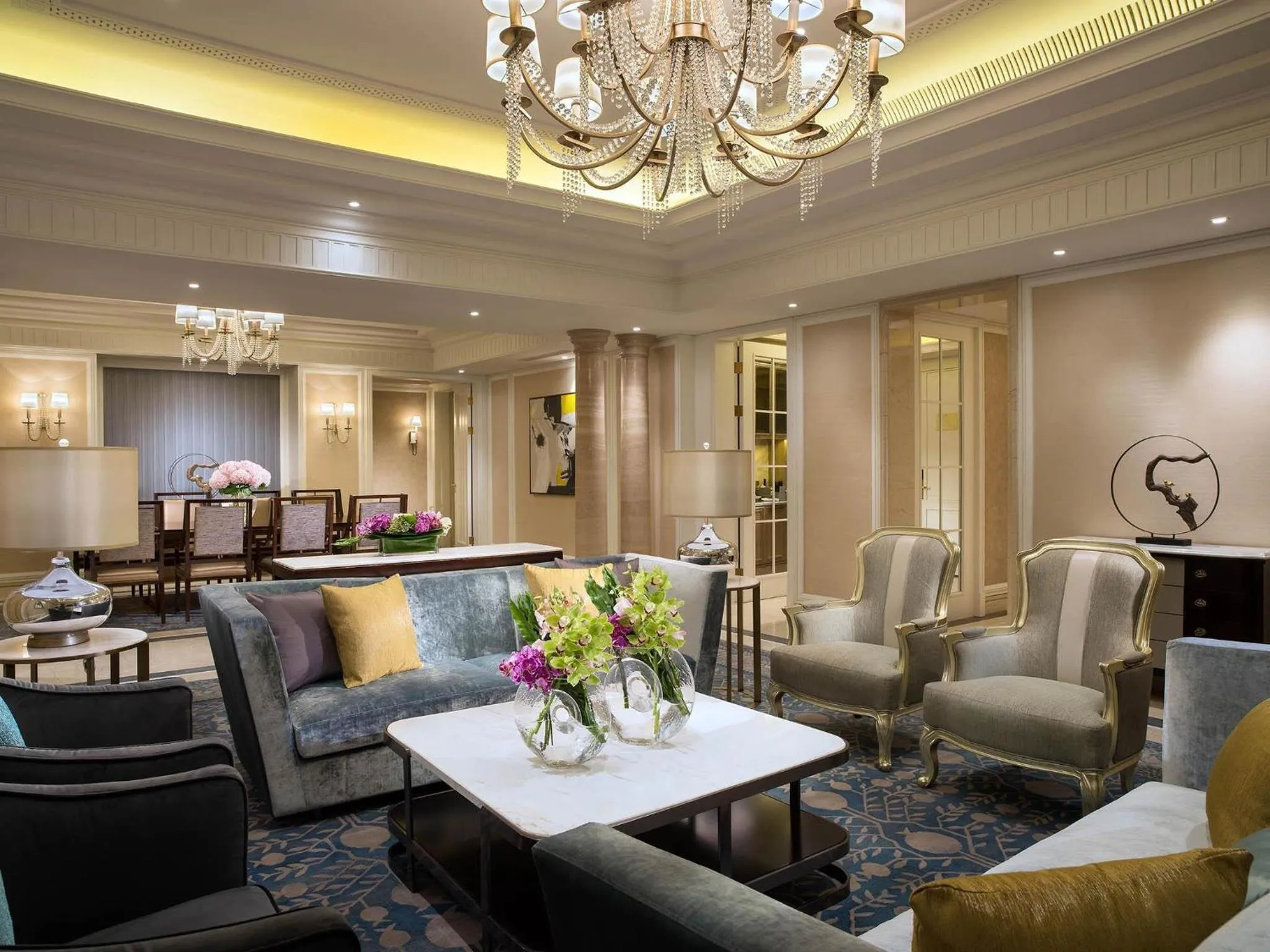 Photo of the whole room in Sofitel Shanghai Hongqiao