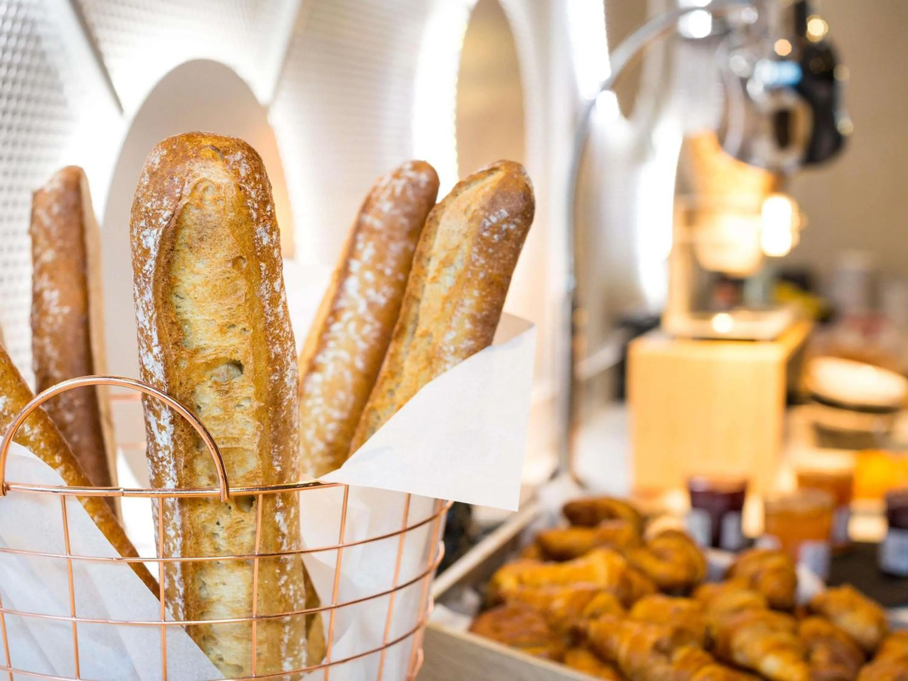 Breakfast in ibis Styles Paris Charles de Gaulle Airport