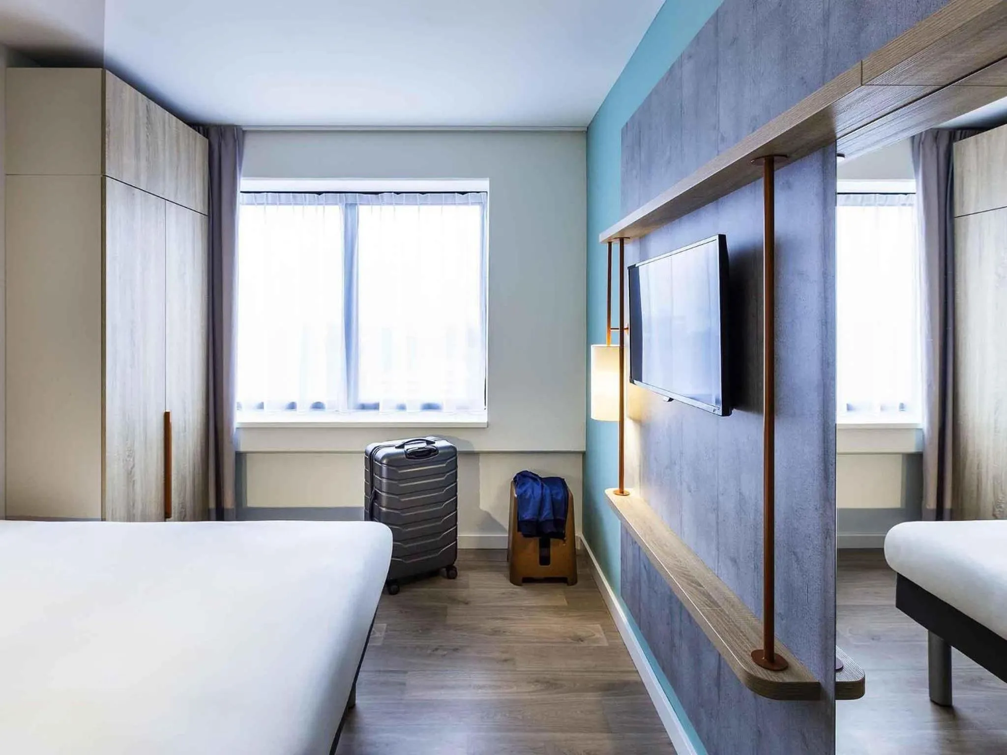 Bedroom, Bed in ibis budget Amsterdam City South