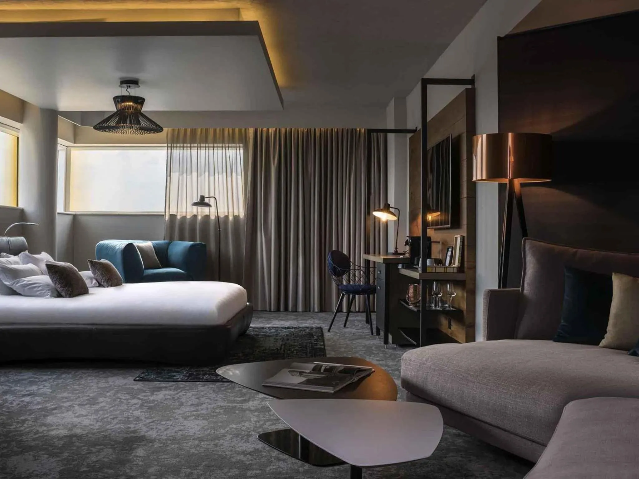 Bedroom, Bed in Novotel London Canary Wharf