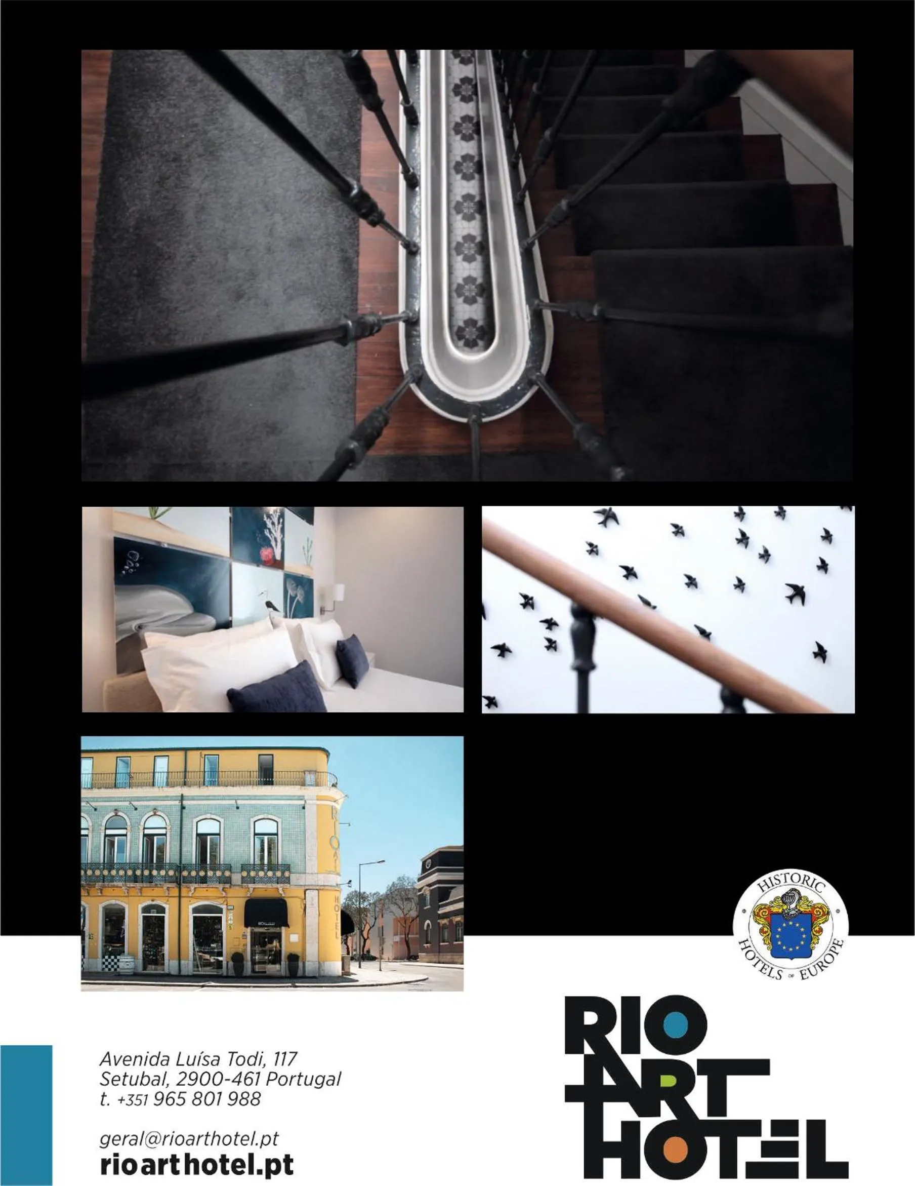 Text overlay in Rio Art Hotel