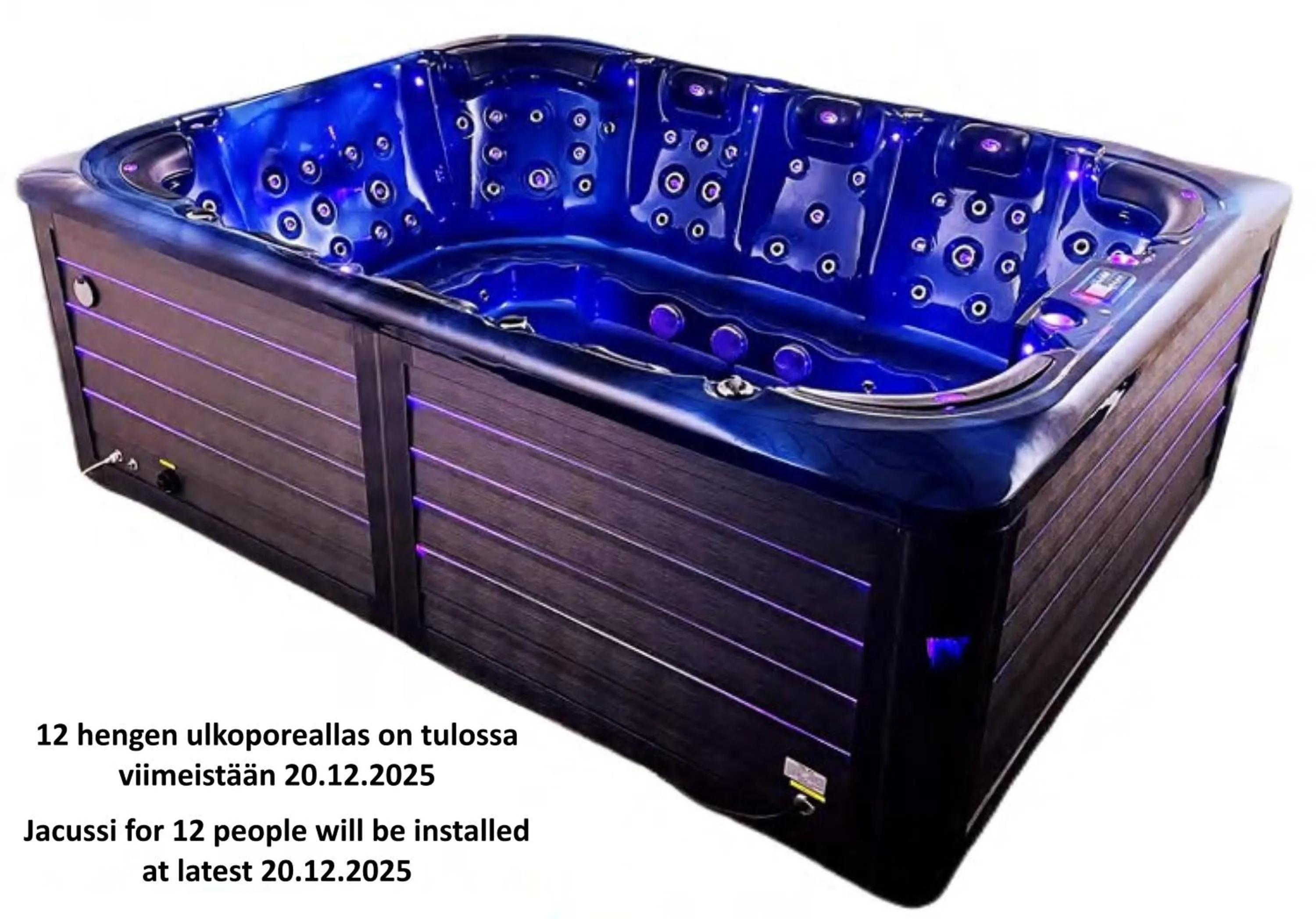 Swimming pool in Kuukkeli Log Houses Aurora Resort