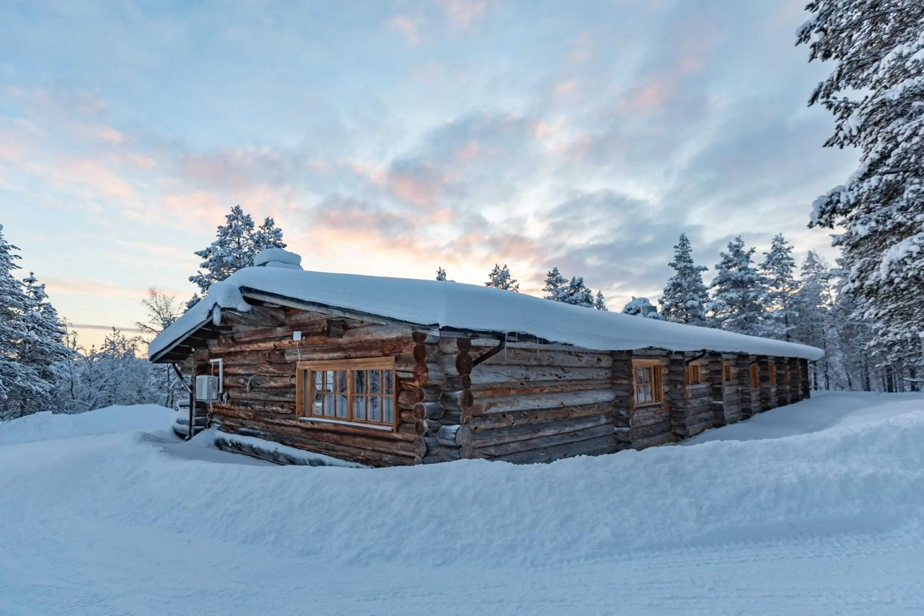 Property building in Kuukkeli Log Houses Aurora Resort