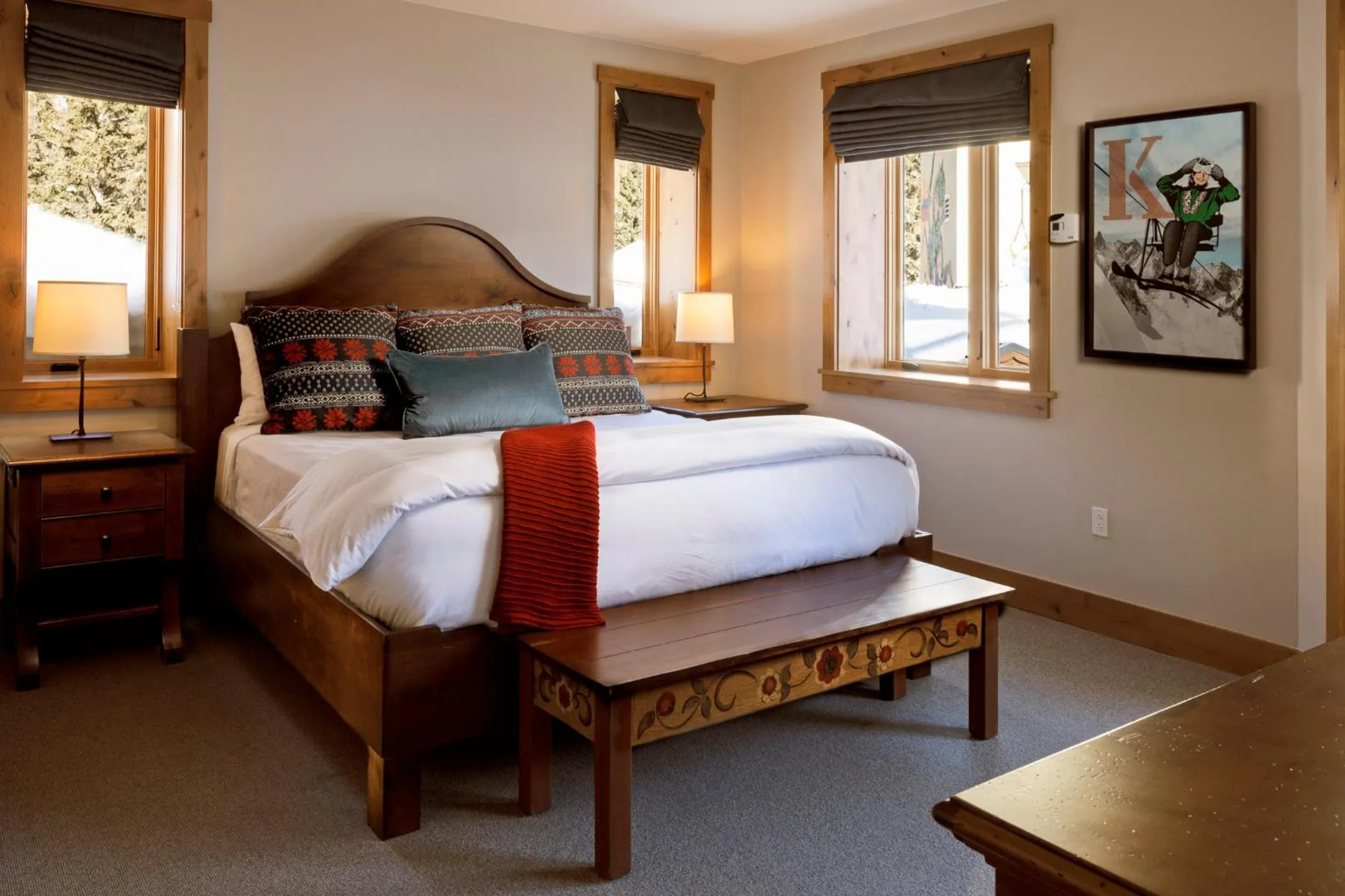 Bedroom, Bed in The Blake at Taos Ski Valley