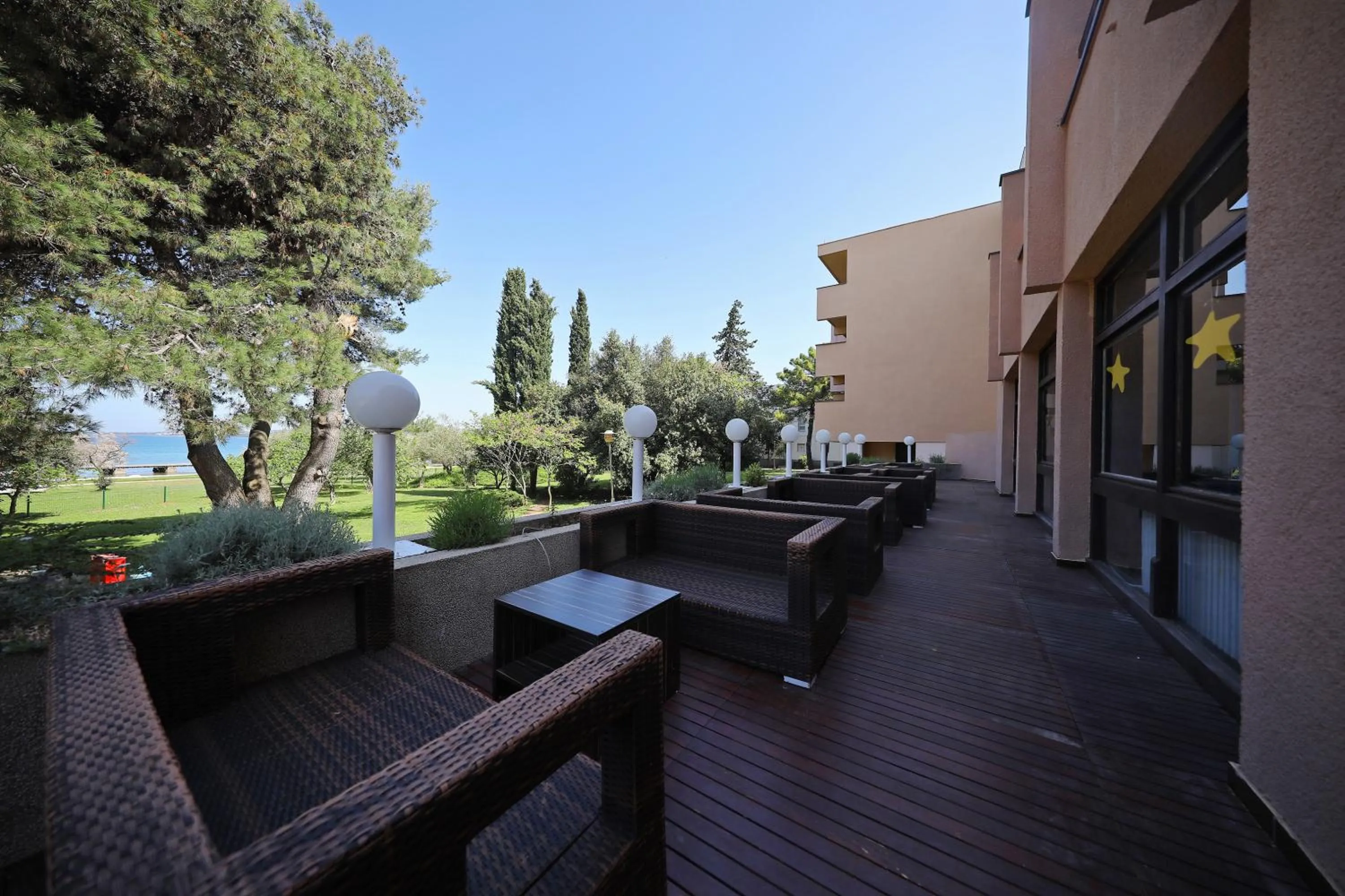 Balcony/Terrace in Hotel Donat - All Inclusive