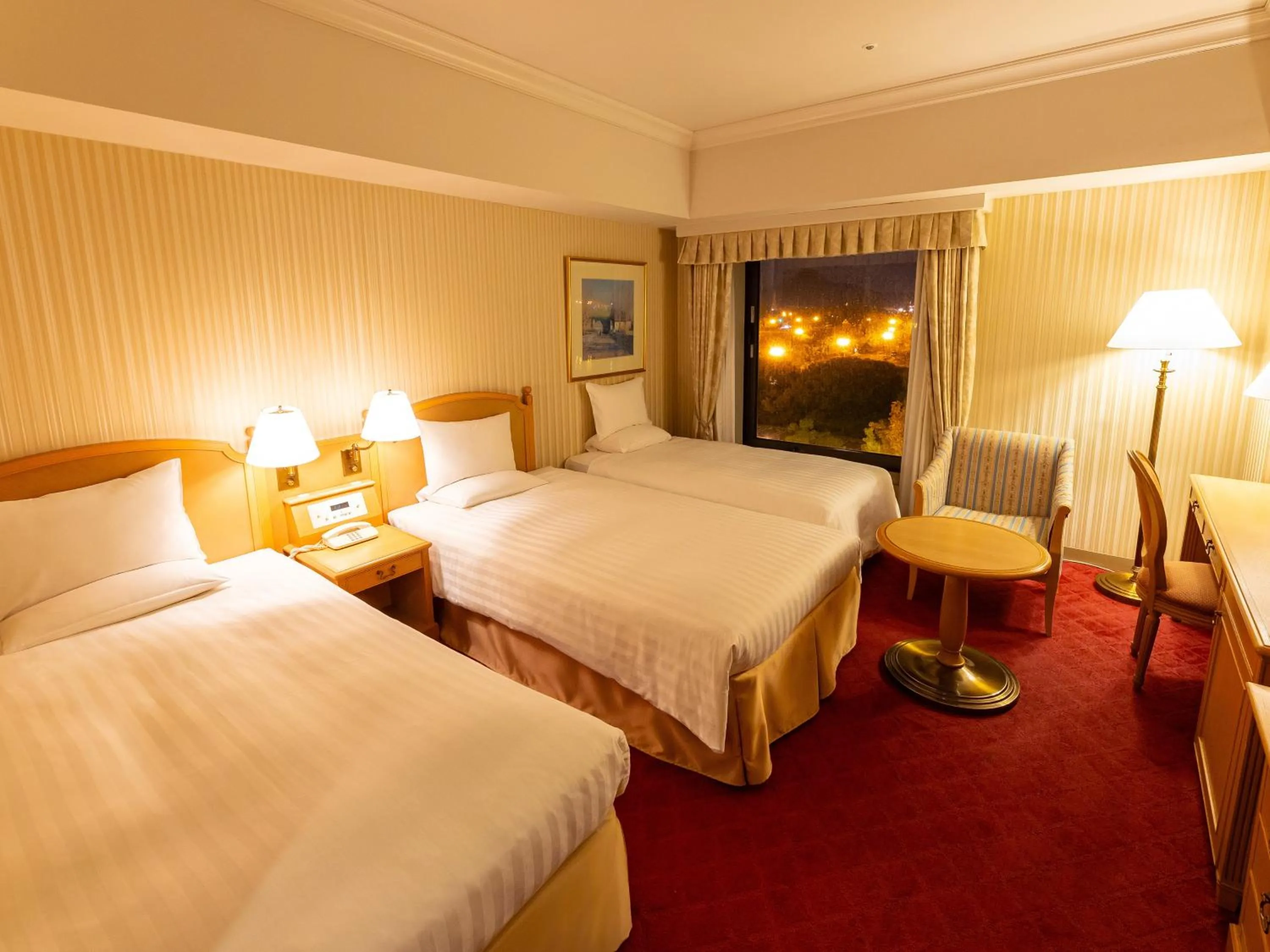 Bedroom, Bed in Hotel Okura JR Huis Ten Bosch