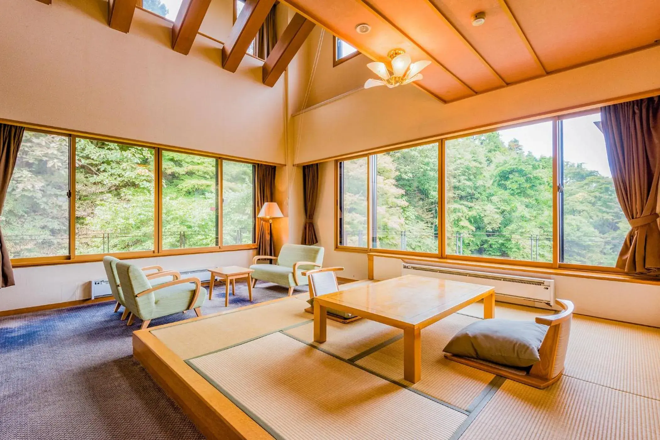 Superior Japanese-Western-Style Maisonette Twin Room - Indoor Bath - Non-Smoking in Ooedo Onsen Monogatari Premium Ikaho Superior Japanese-Western-Style Maisonette Twin Room - Indoor Bath - Non-Smoking in Ooedo Onsen Monogatari Premium Ikaho