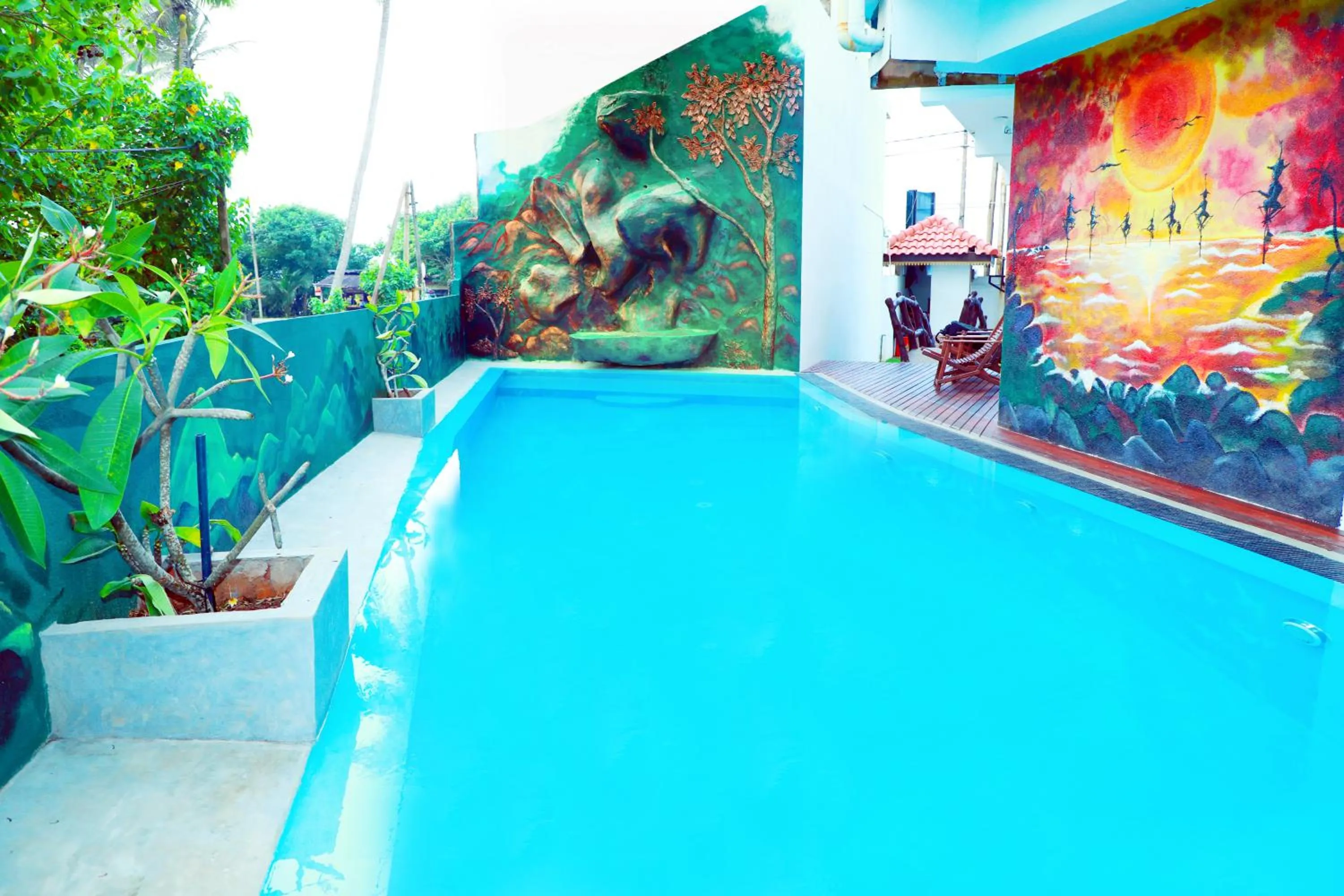 Swimming pool in Hotel Sanmark