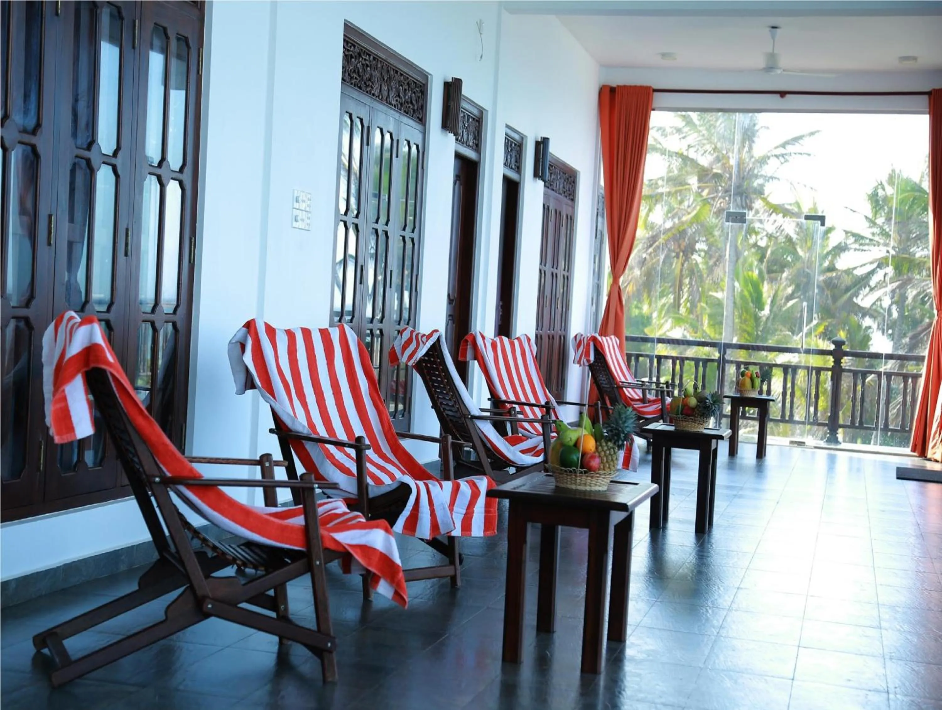 Patio in Hotel Sanmark