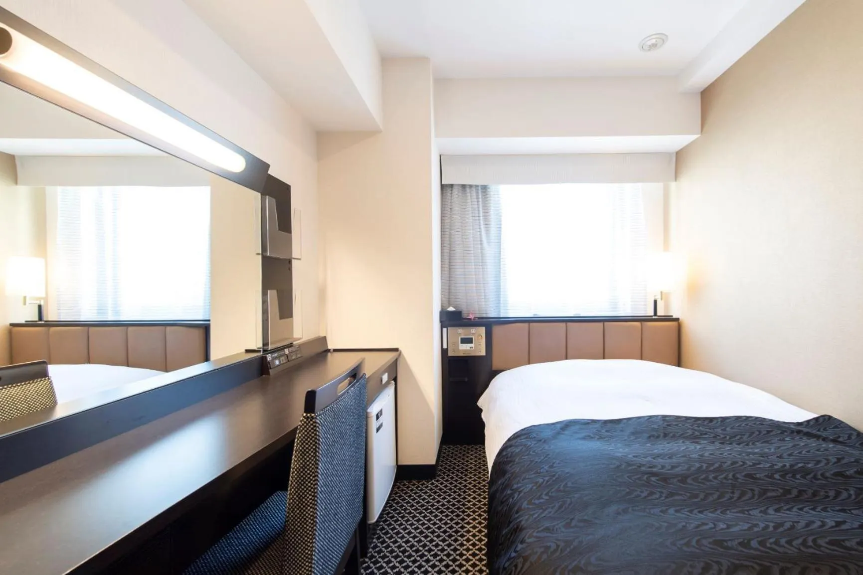 Bed in APA Hotel TKP Nippori Ekimae