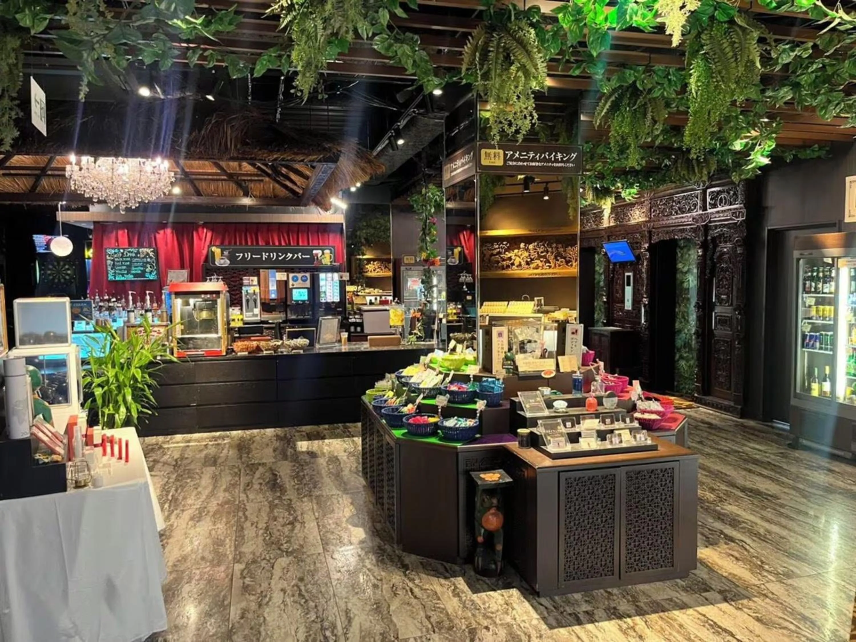 Lobby or reception in Hotel Bali An Resort Shinsaibashi Near Dotonbori