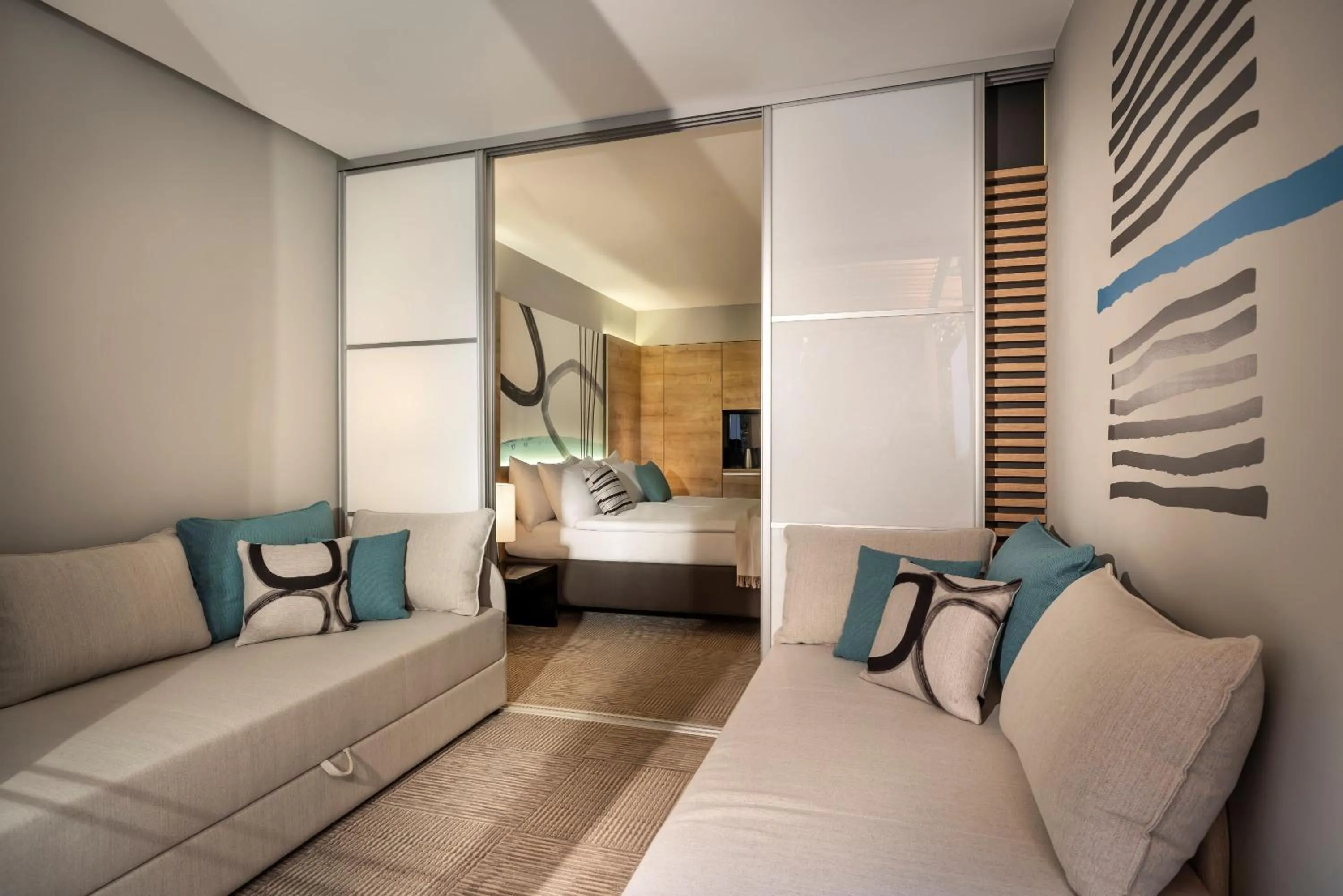 Bed in Valamar Padova Hotel