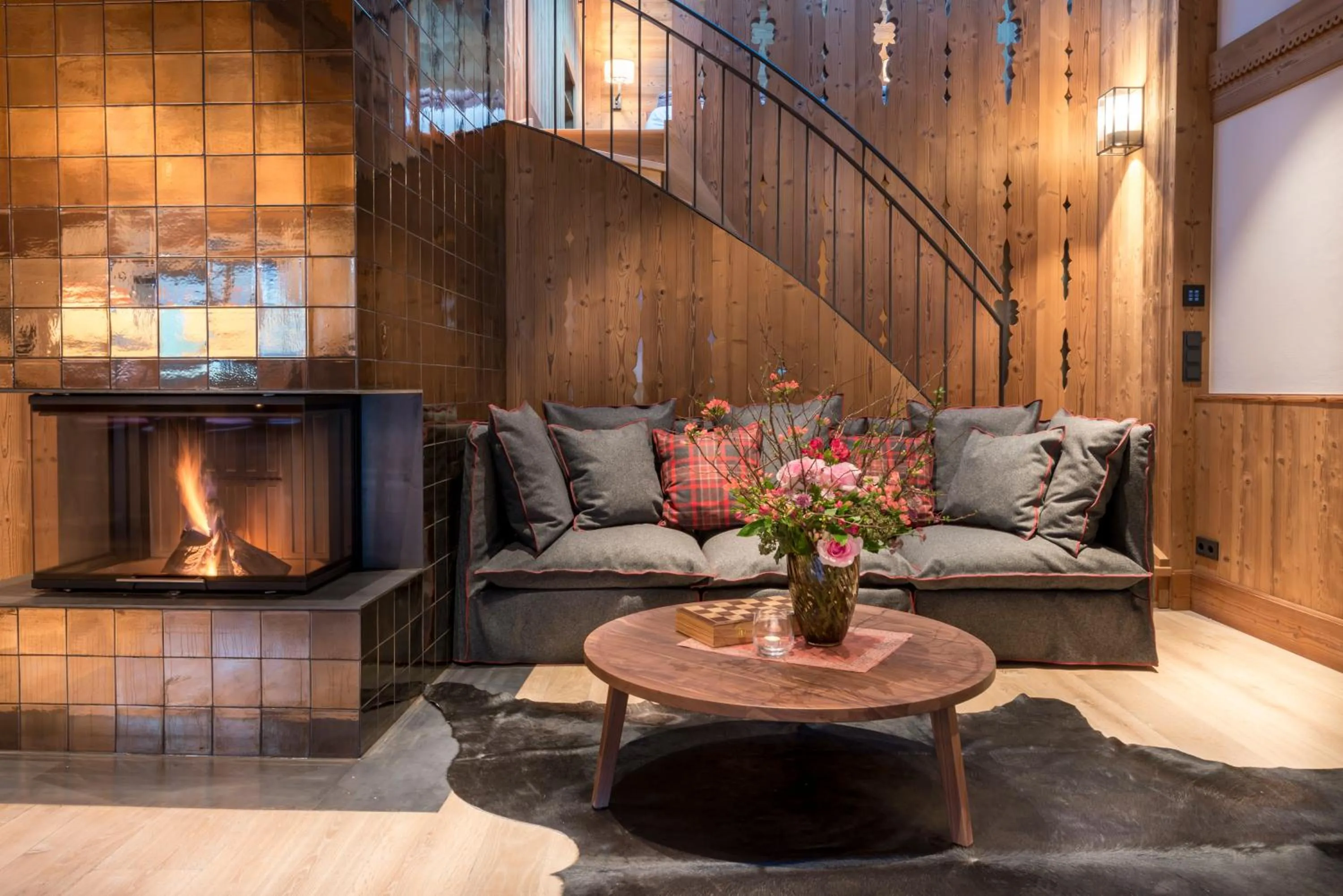 Living room in Kitzbühel Lodge