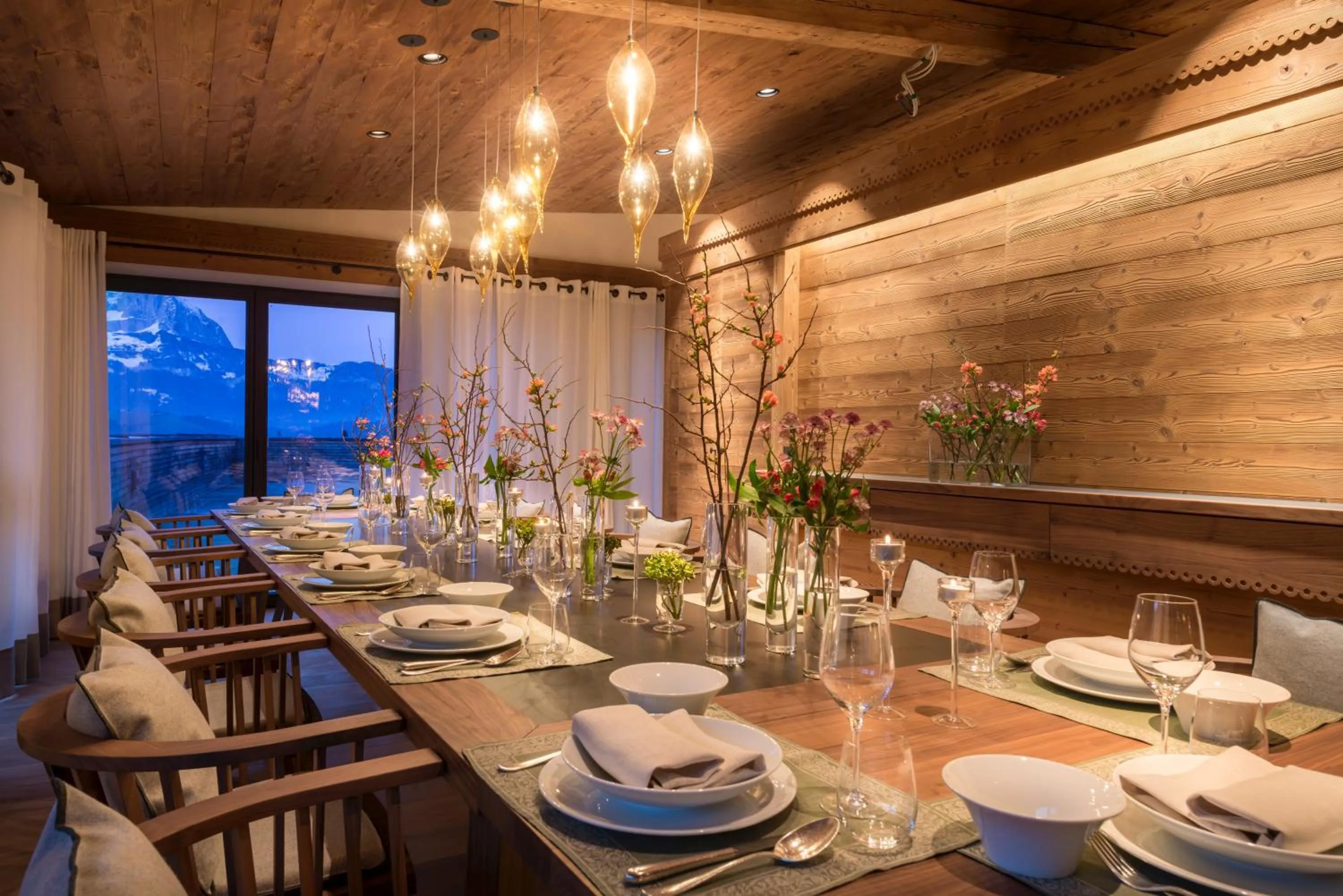 Dining area in Kitzbühel Lodge
