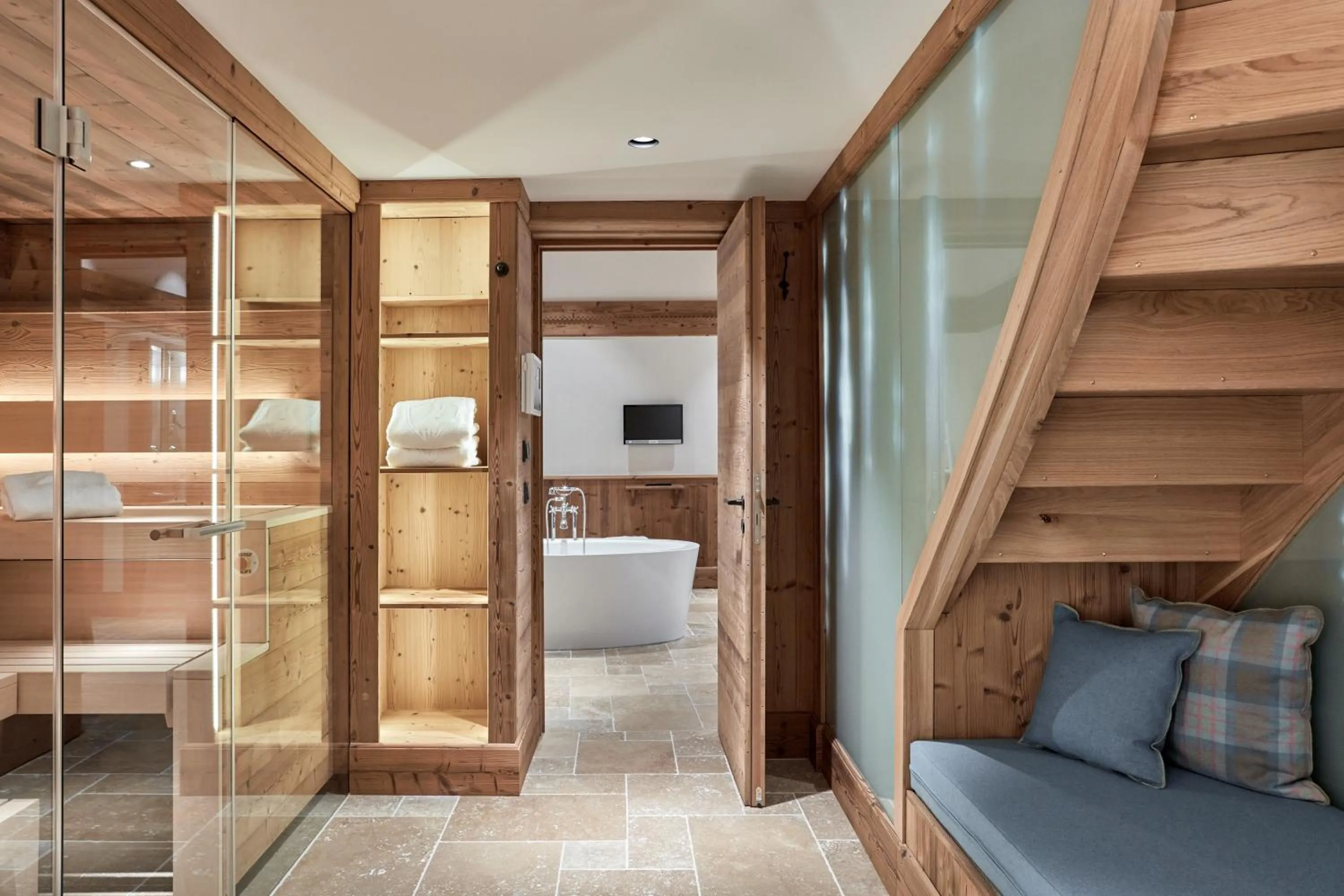 Sauna in Kitzbühel Lodge