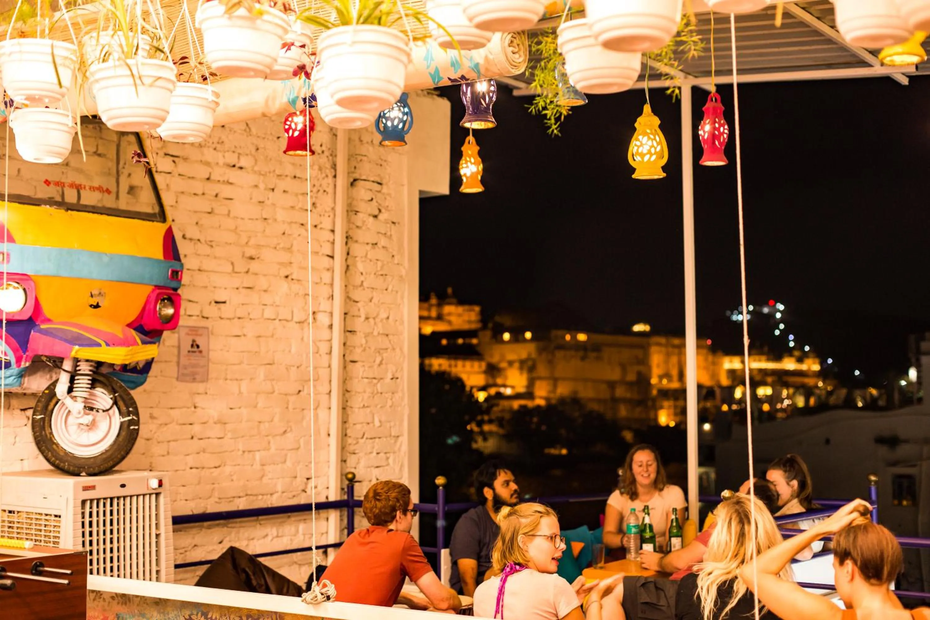 Seating area in goSTOPS Udaipur