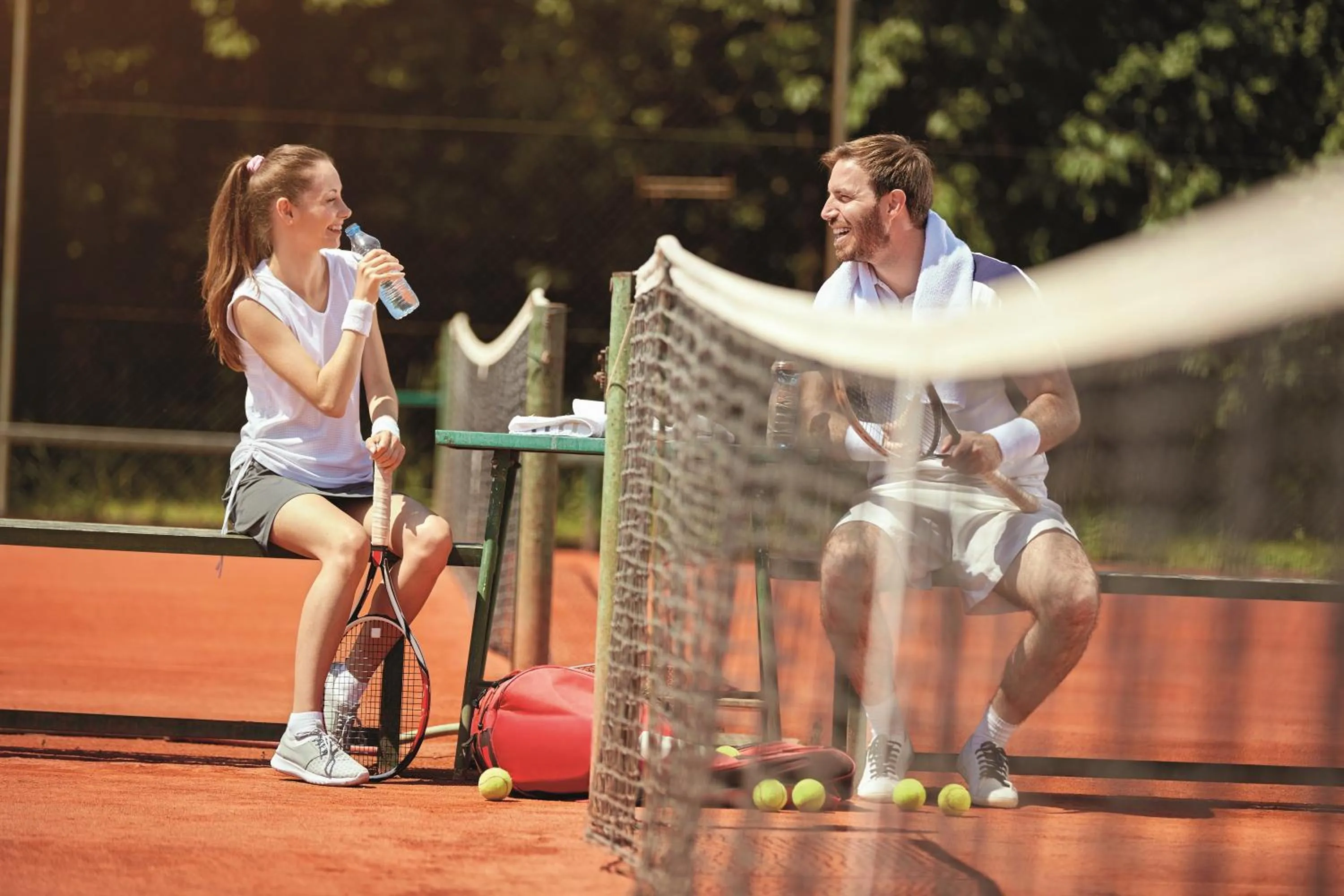 Tennis court in Valamar Carolina Hotel & Villas