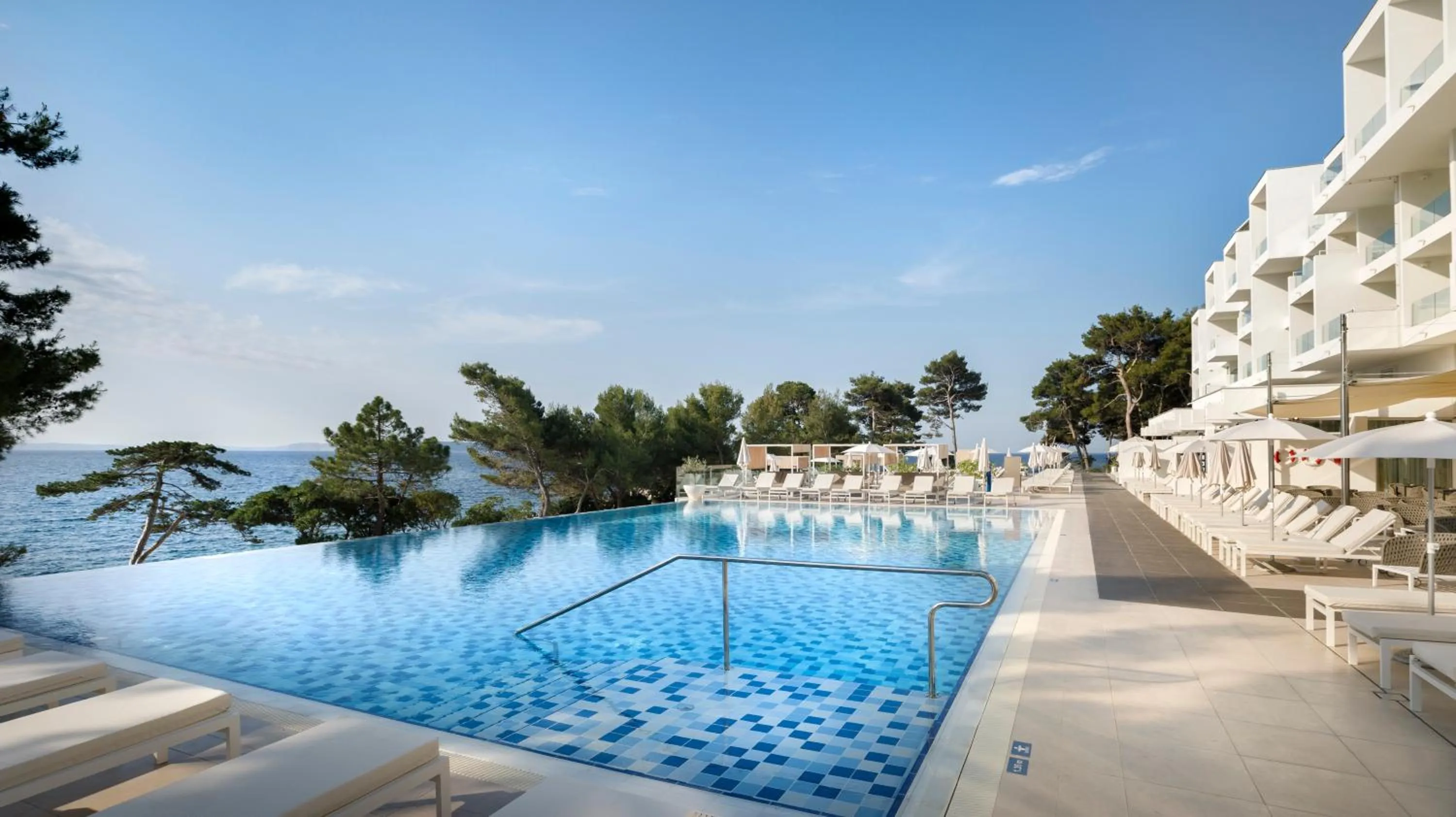 Pool view in Valamar Carolina Hotel & Villas