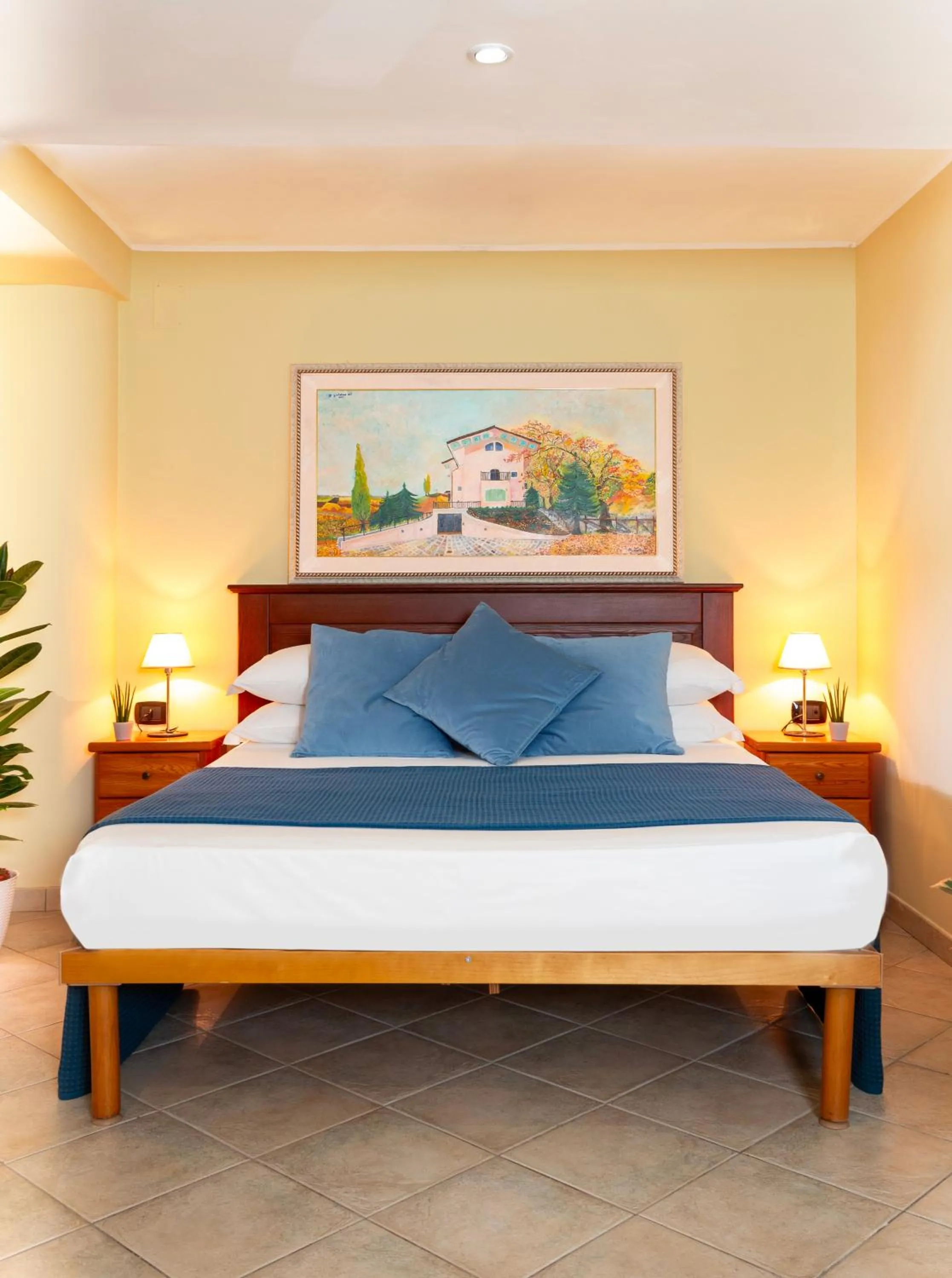 Bedroom, Bed in Albergo Il Giardino del Rio