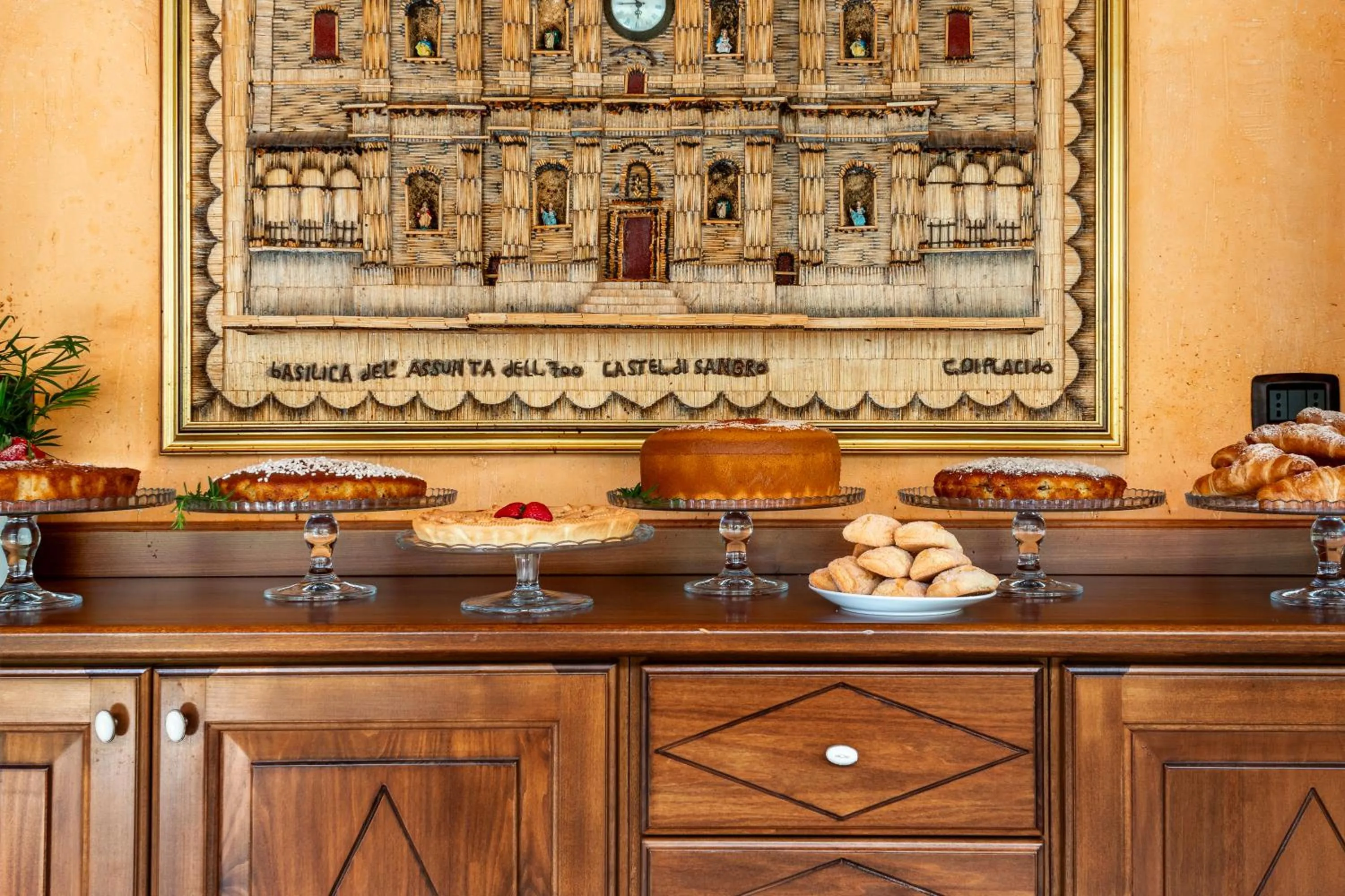 Buffet breakfast in Albergo Il Giardino del Rio