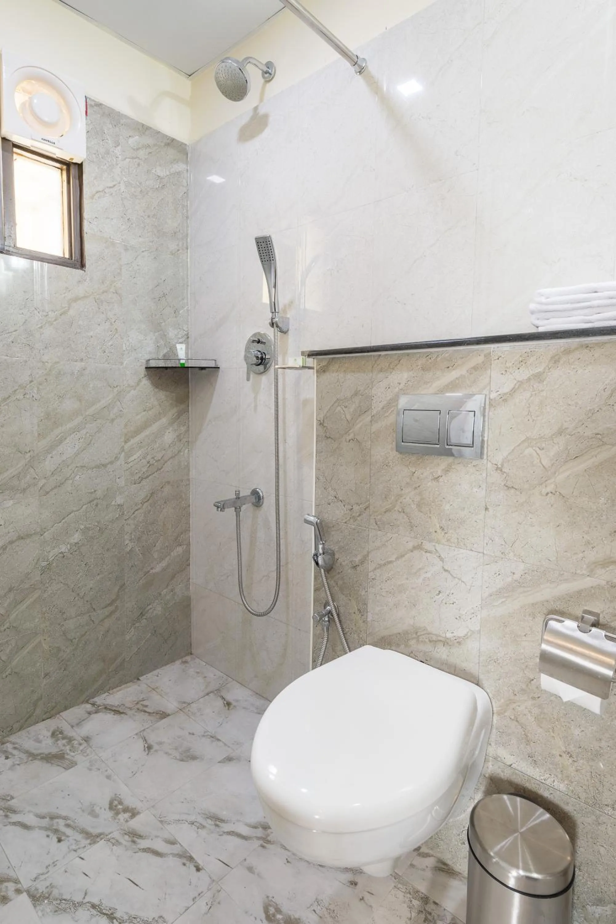 Bathroom in Treebo Adin Residence Chennai Trade Centre