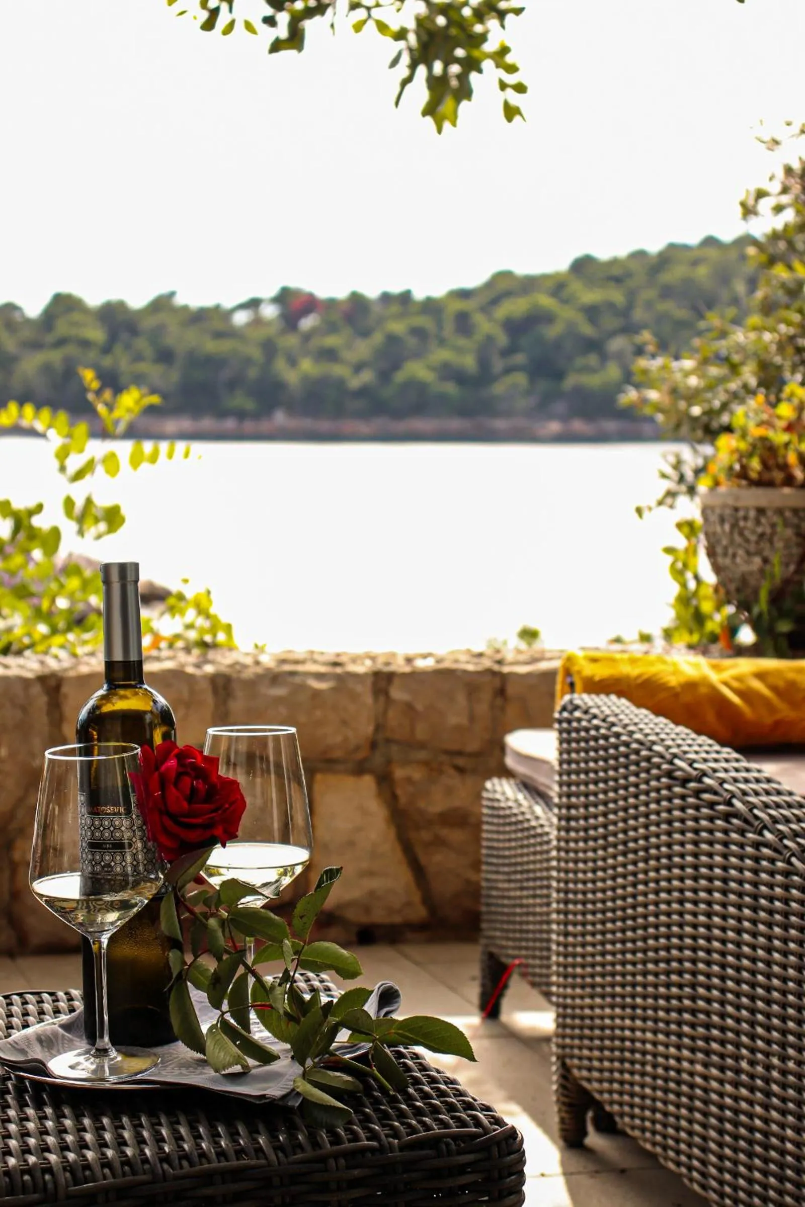 Balcony/Terrace in Hotel Bozica Dubrovnik Islands