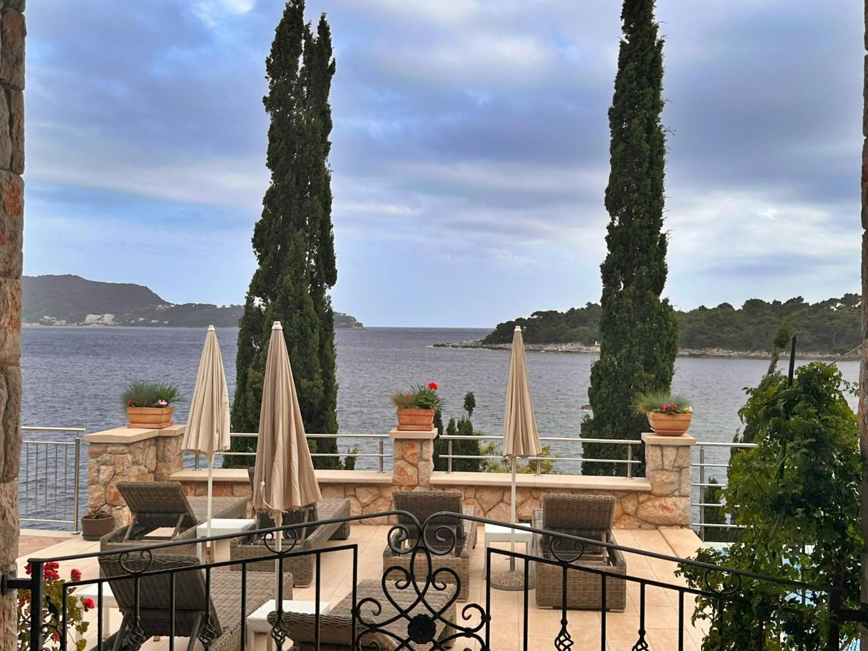 Balcony/Terrace in Hotel Bozica Dubrovnik Islands