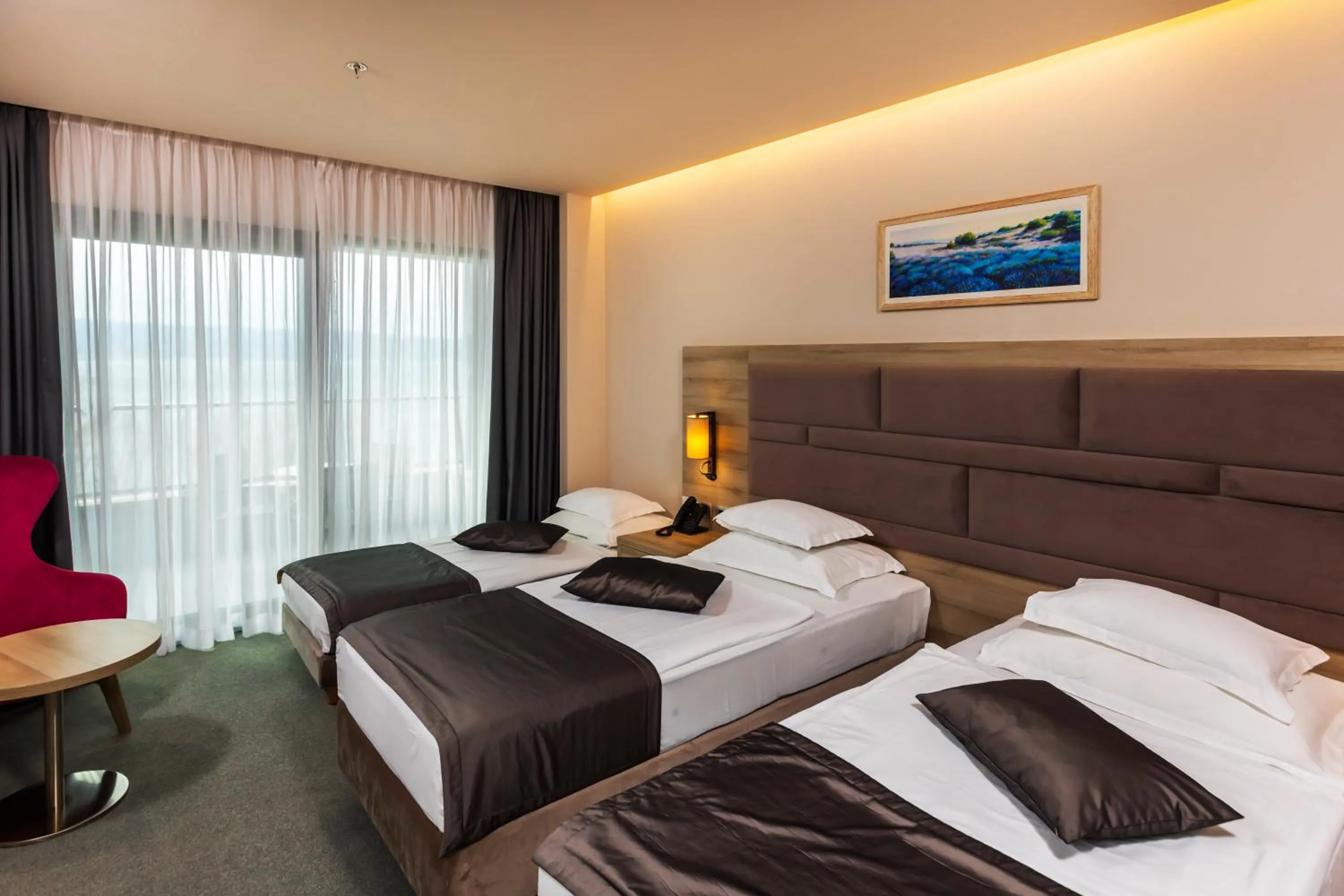 Bed in Hotel Plaža Duće