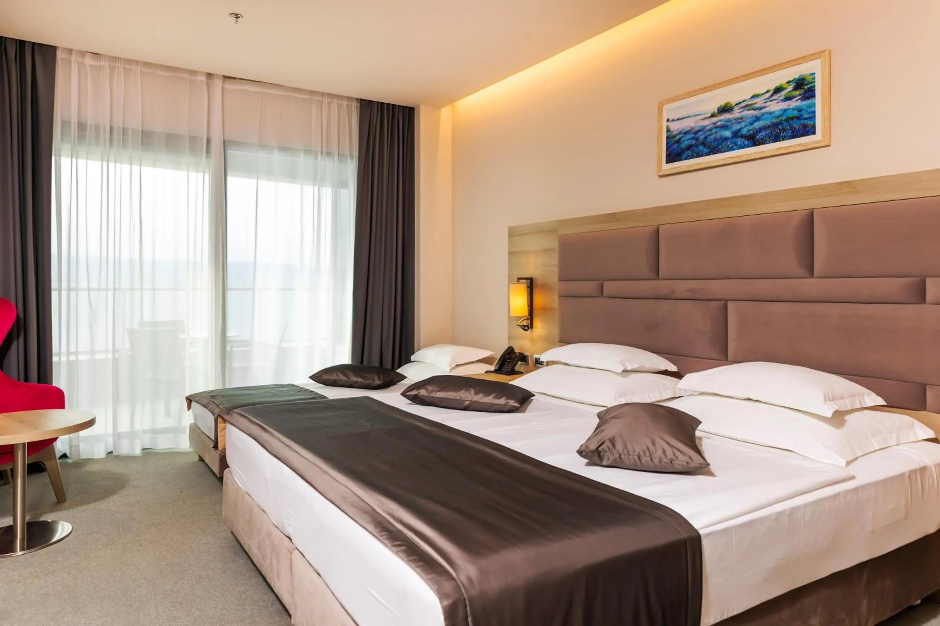 Bed in Hotel Plaža Duće