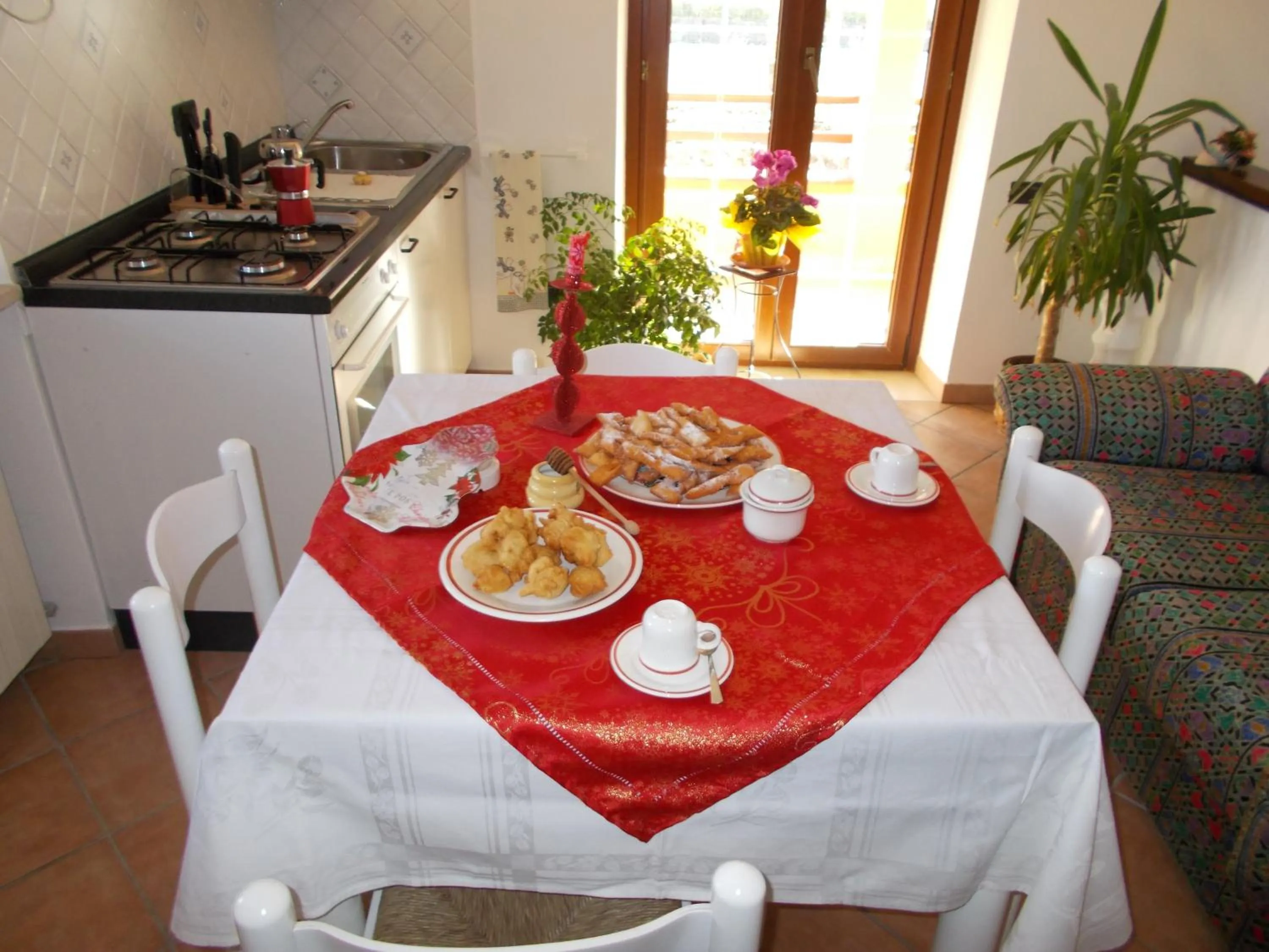 Dining area in B&B Matilde