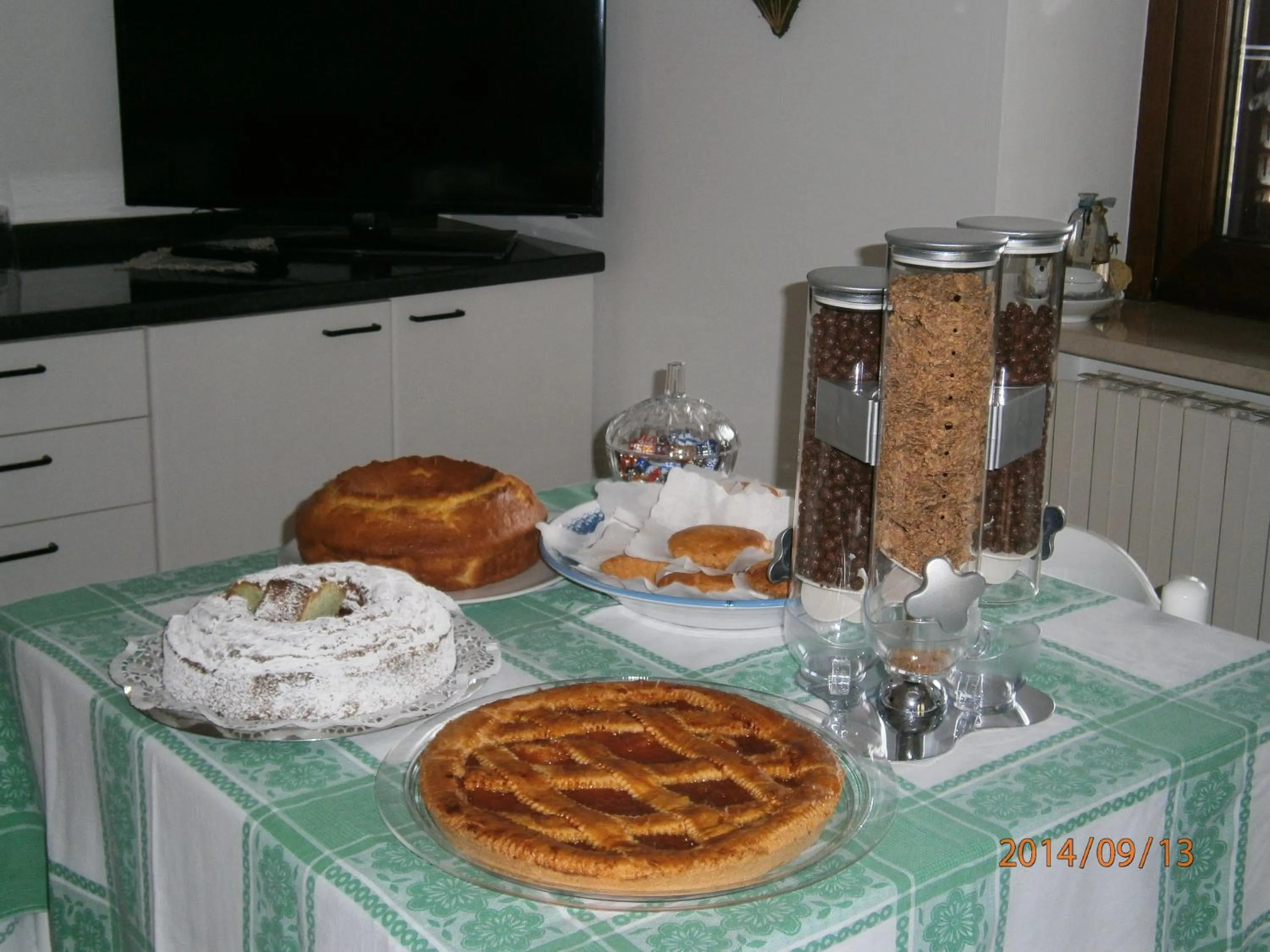 Continental breakfast in B&B Matilde