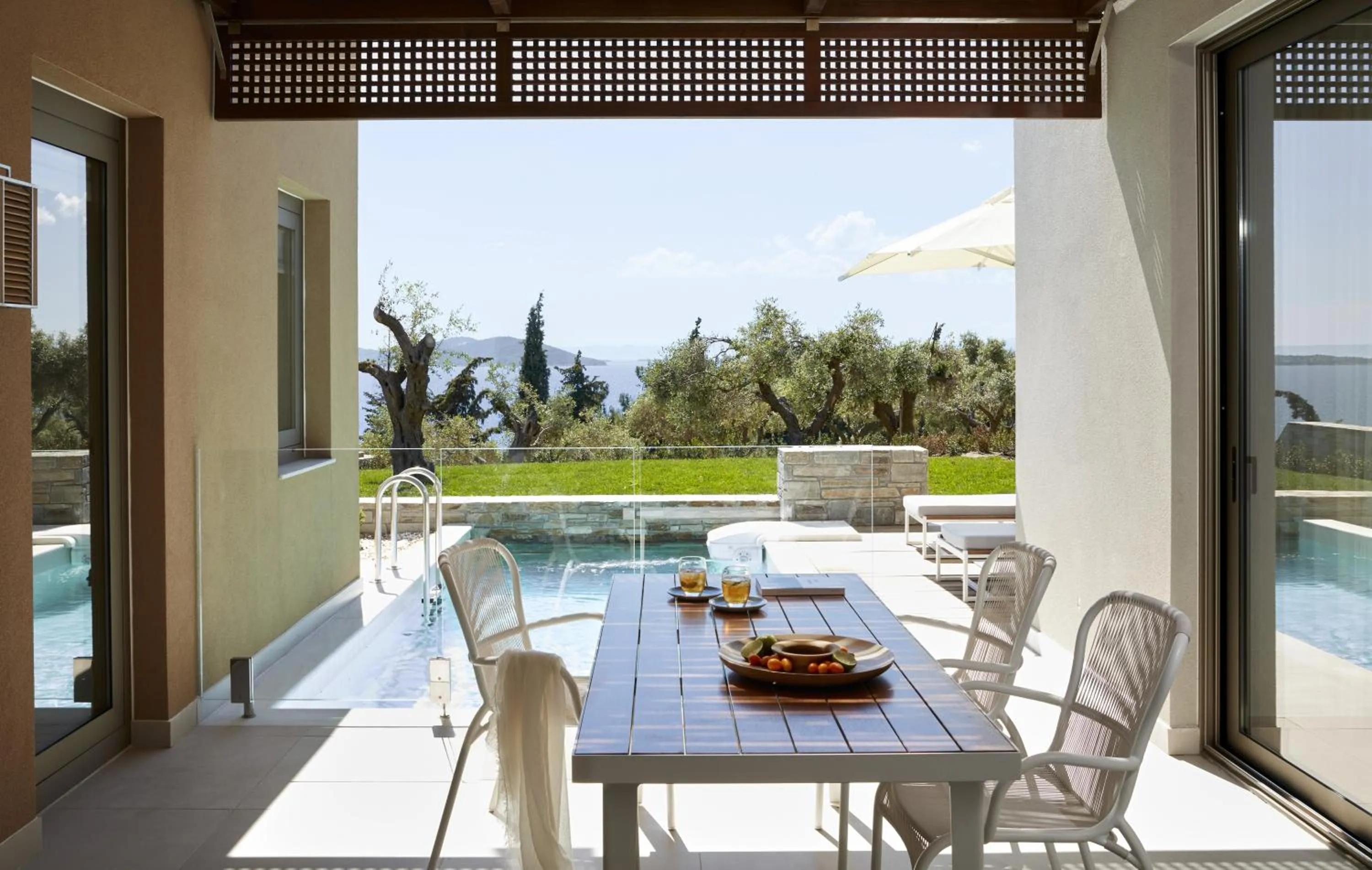 Patio in Eagles Villas - Small Luxury Hotels of The World
