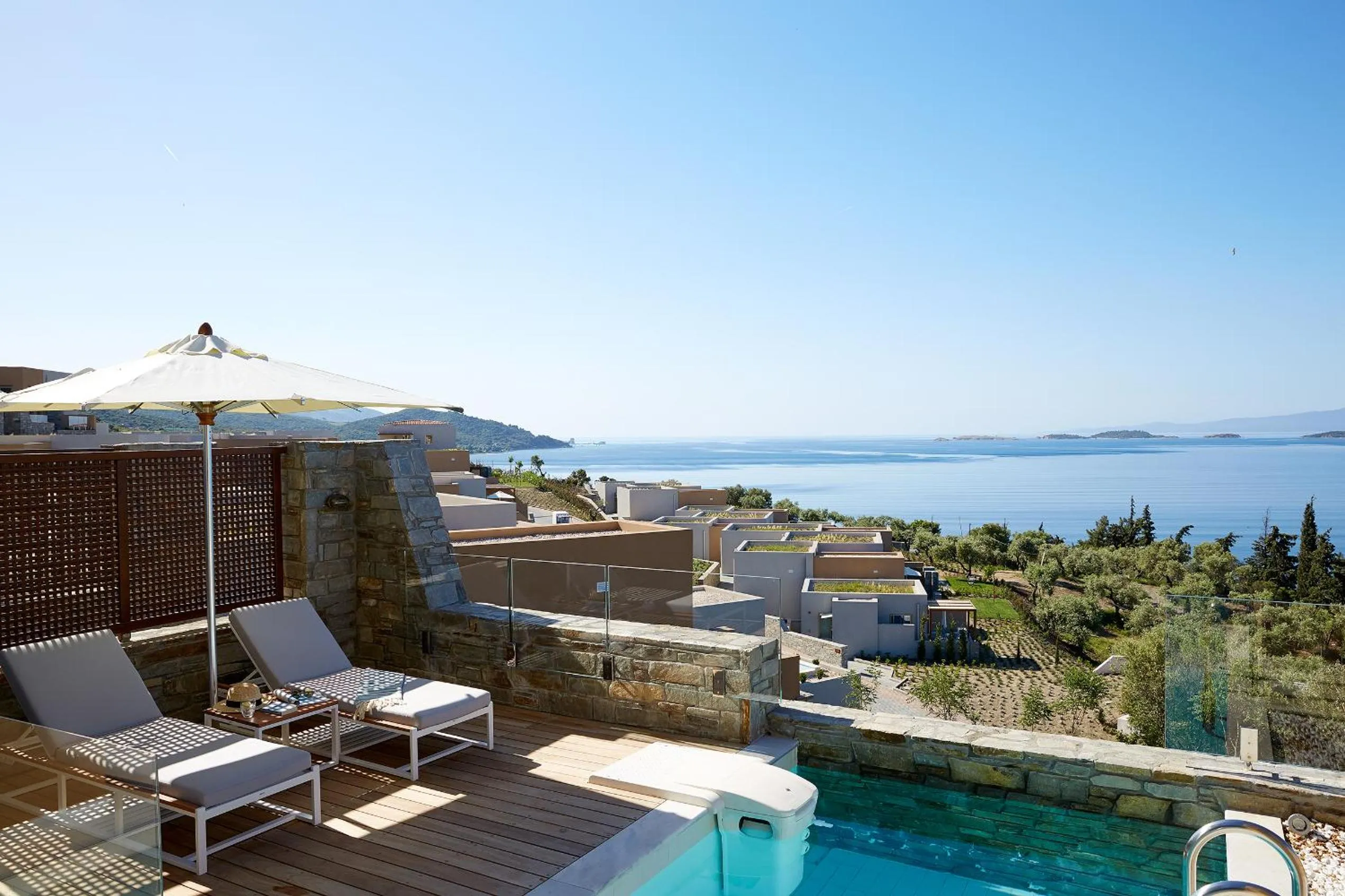 Balcony/Terrace in Eagles Villas - Small Luxury Hotels of The World