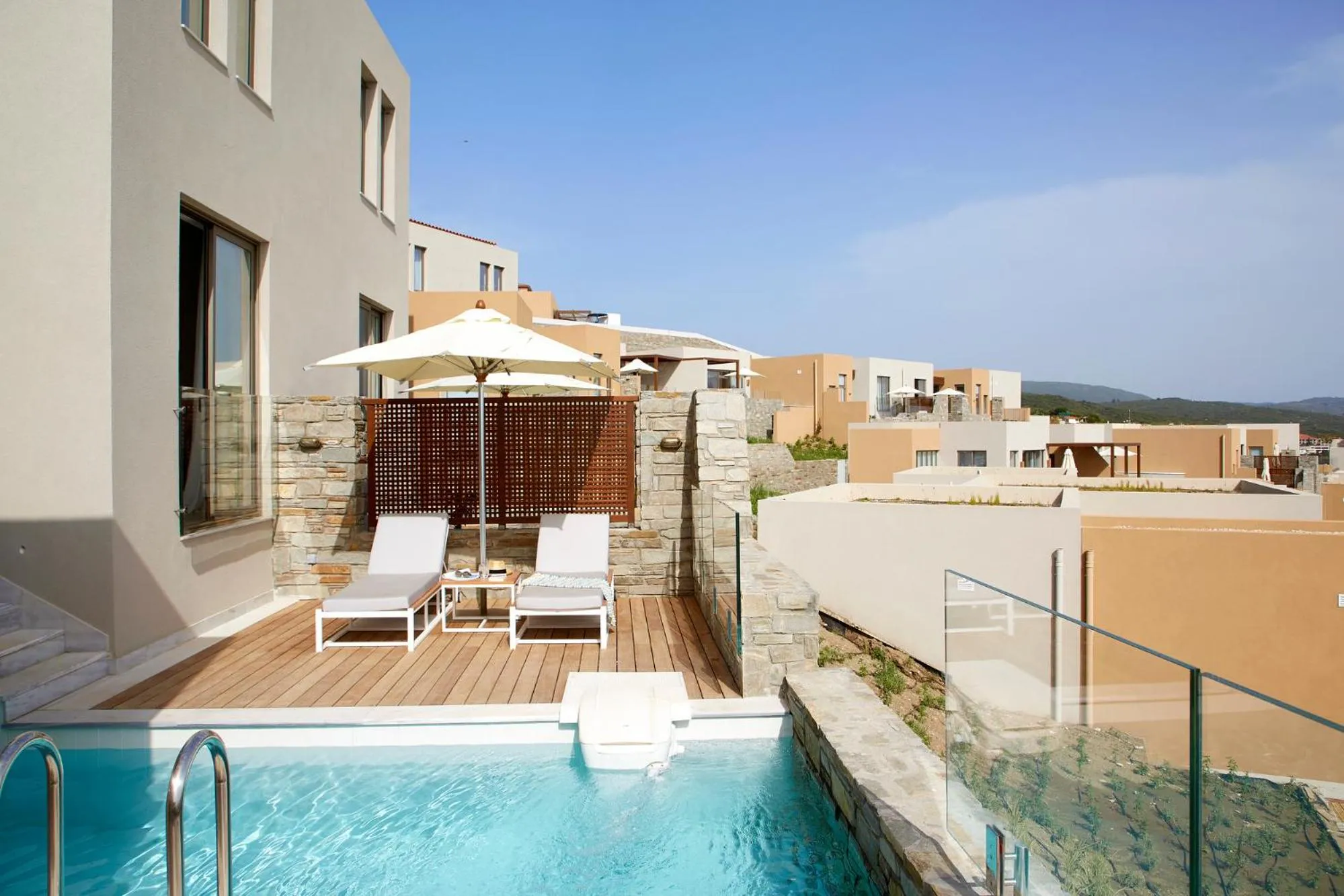 Patio in Eagles Villas - Small Luxury Hotels of The World