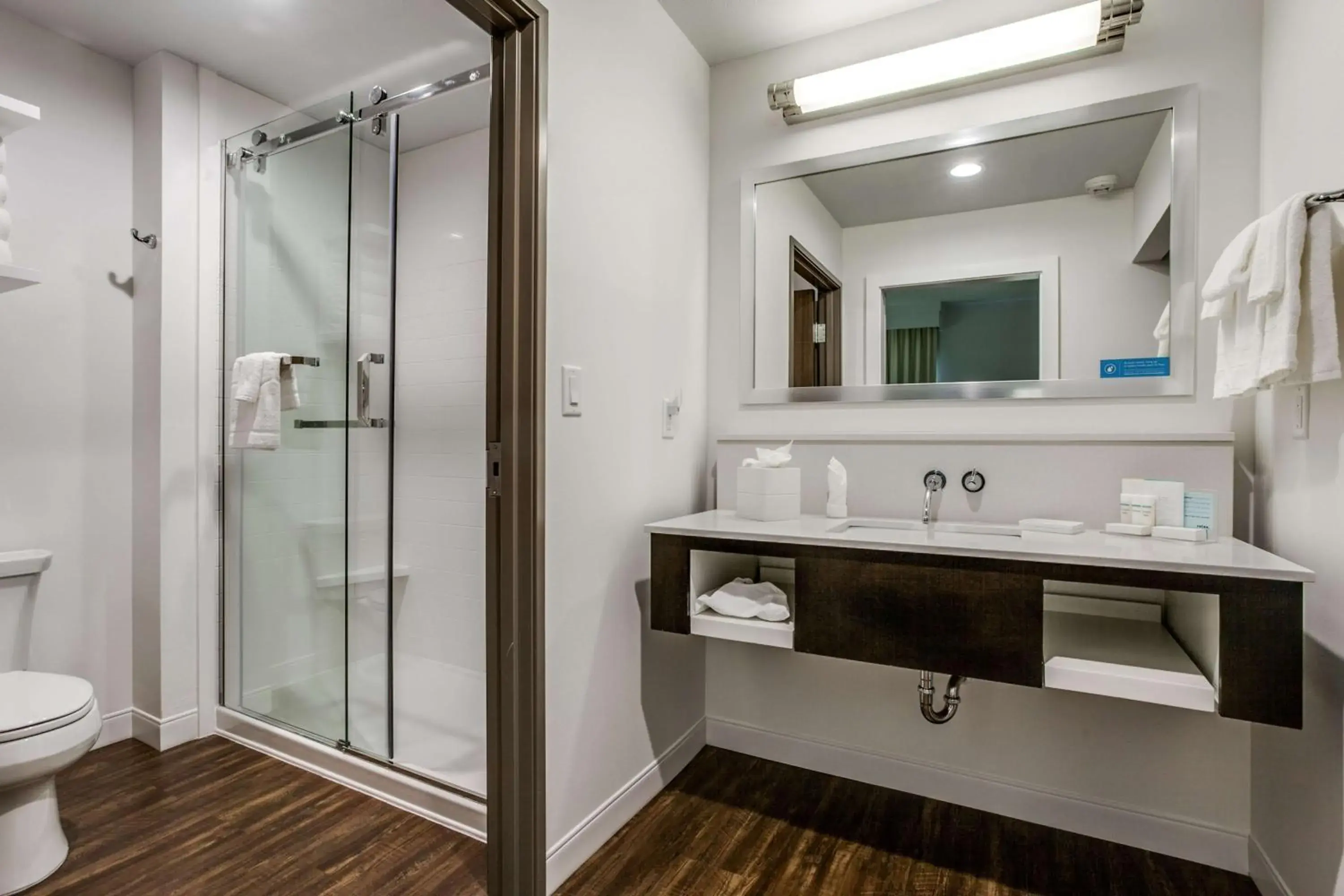 King Room with Accessible Tub - Mobility and Hearing Access/Non-Smoking in Hampton Inn & Suites Dallas-Central Expy/North Park Area King Room with Accessible Tub - Mobility and Hearing Access/Non-Smoking in Hampton Inn & Suites Dallas-Central Expy/North Park Area