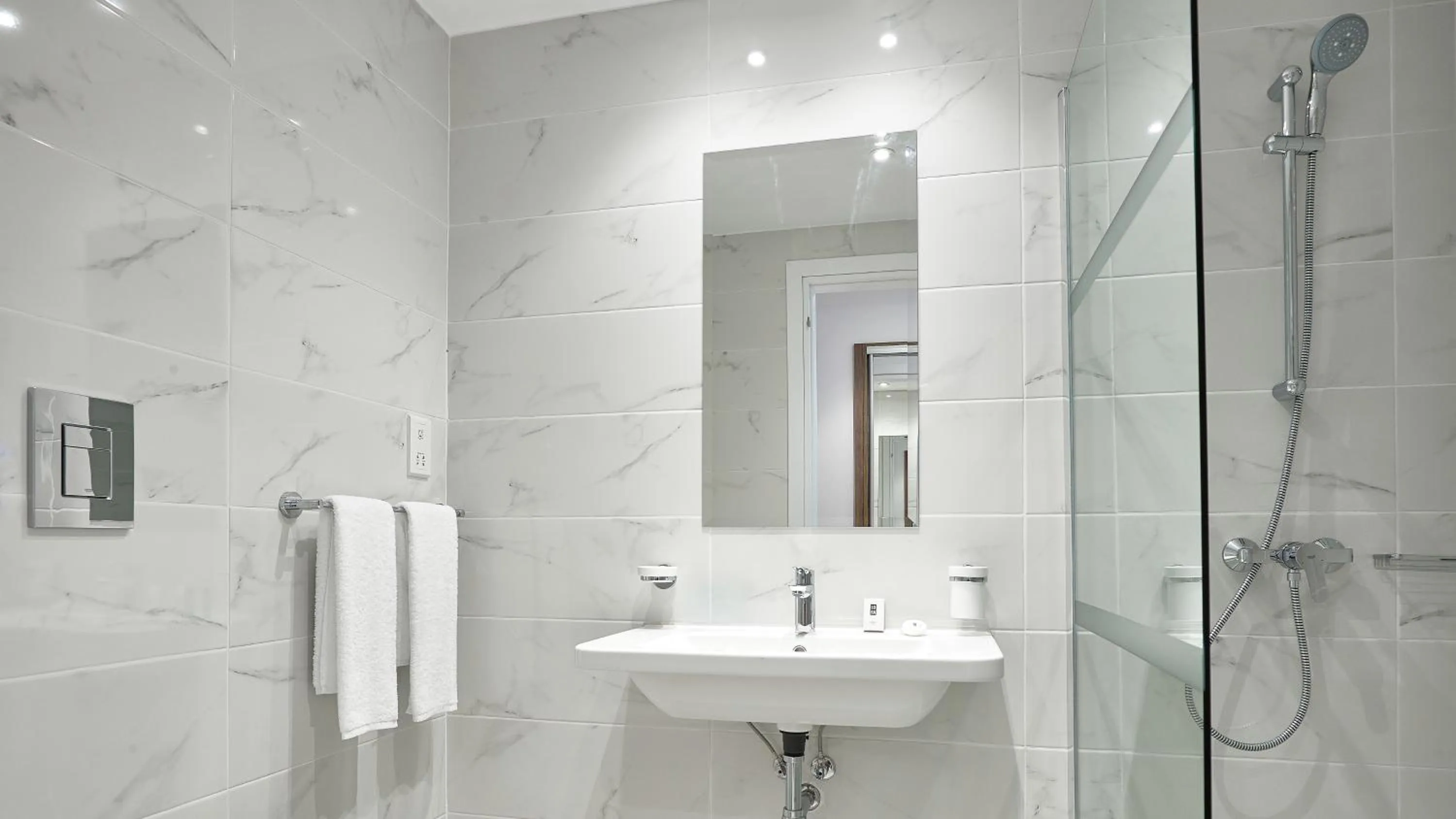 Bathroom in Gaia Sun N Blue Hotel