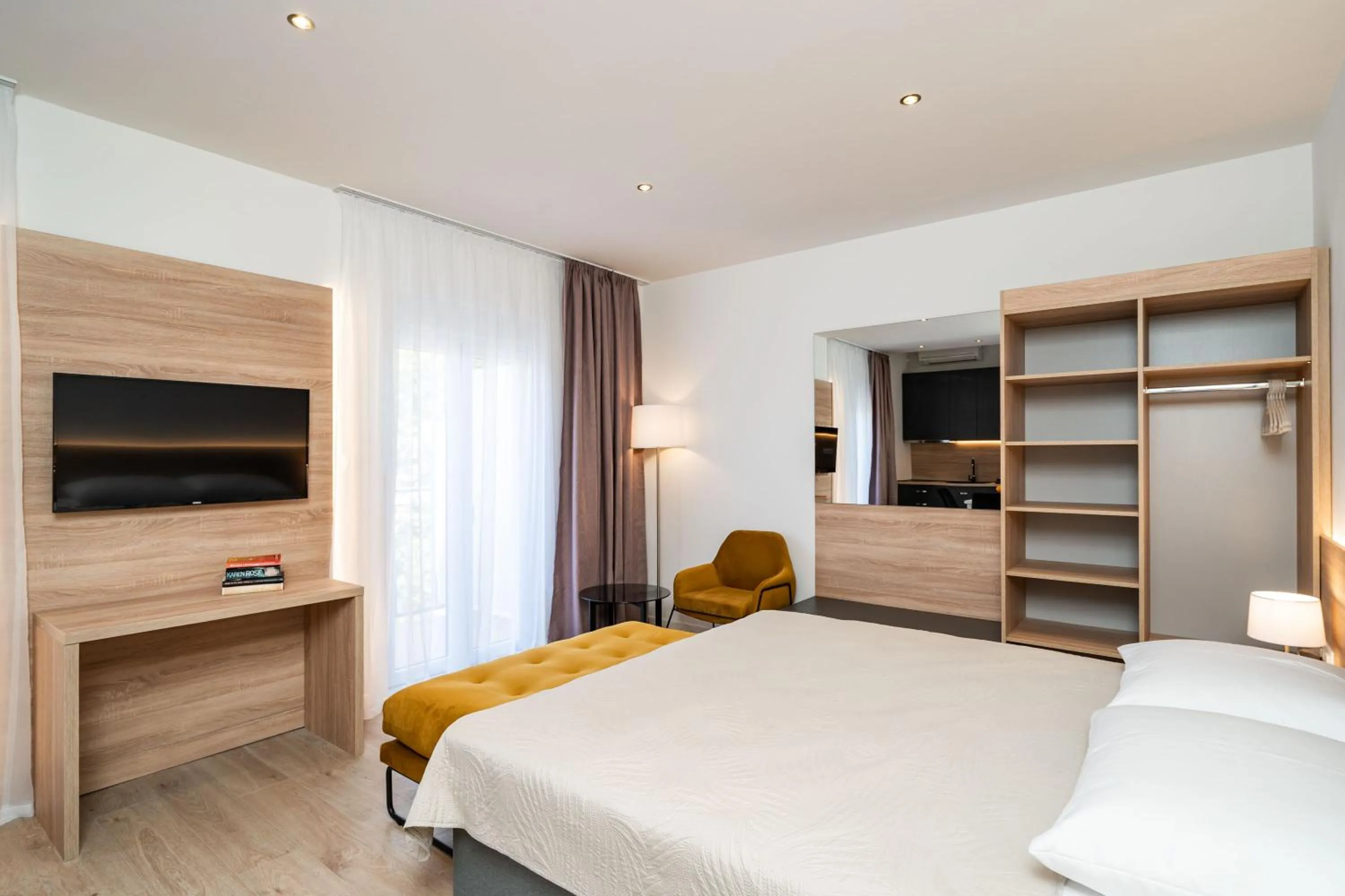 Bedroom, Bed in Bacan Serviced Apartments