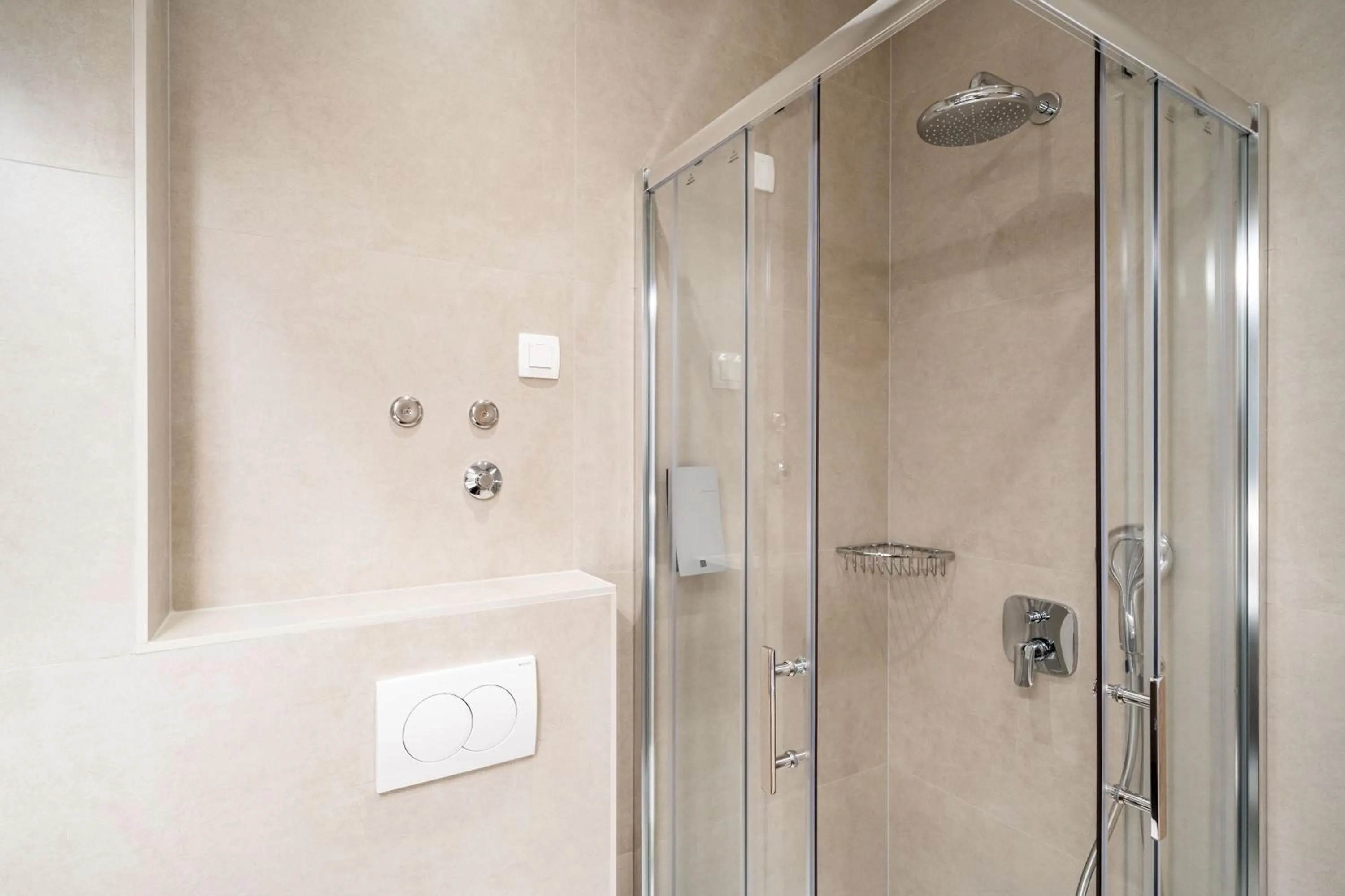 Shower in Bacan Serviced Apartments